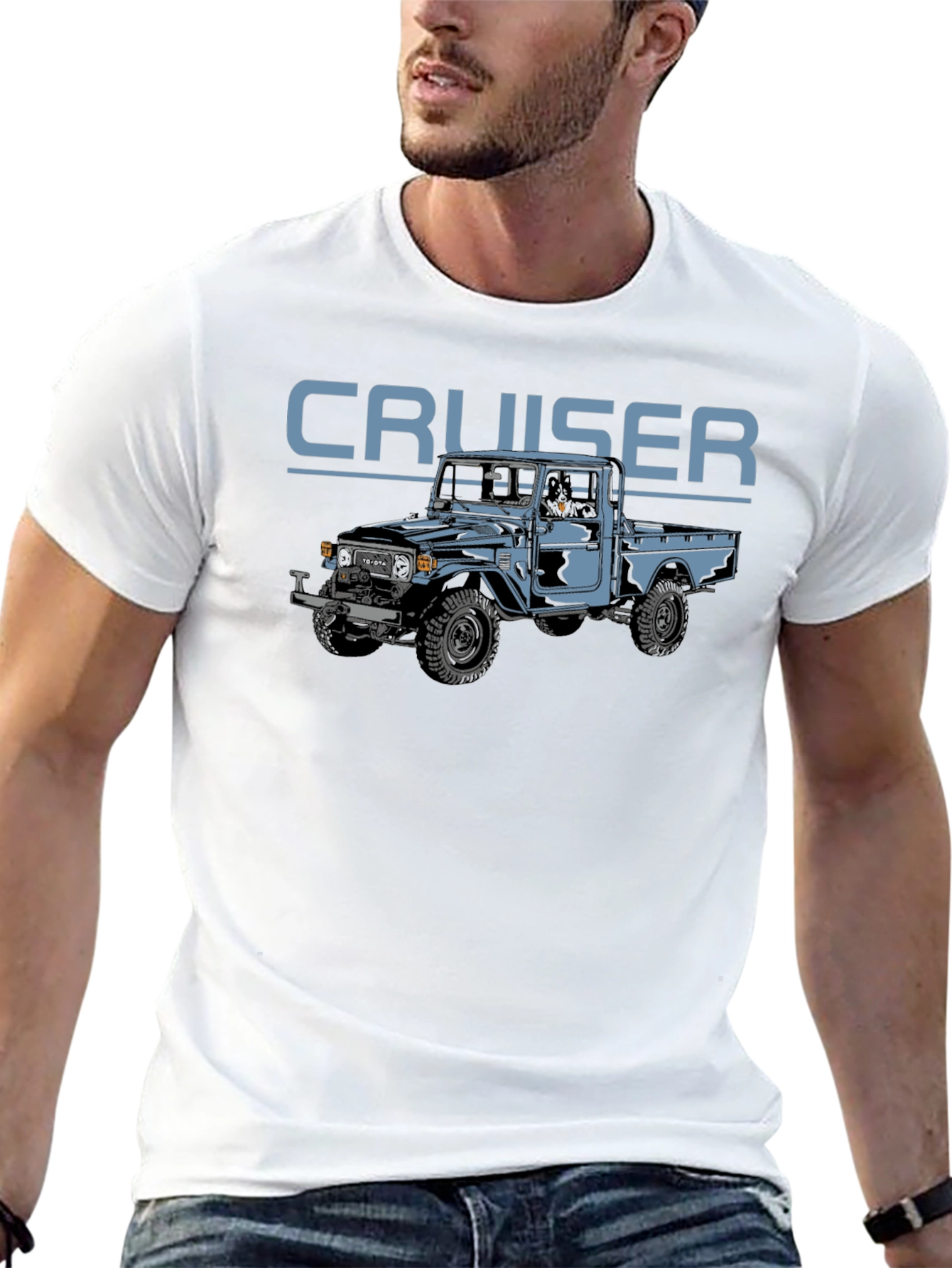 Cruiser Truck Graphic Tee - Black