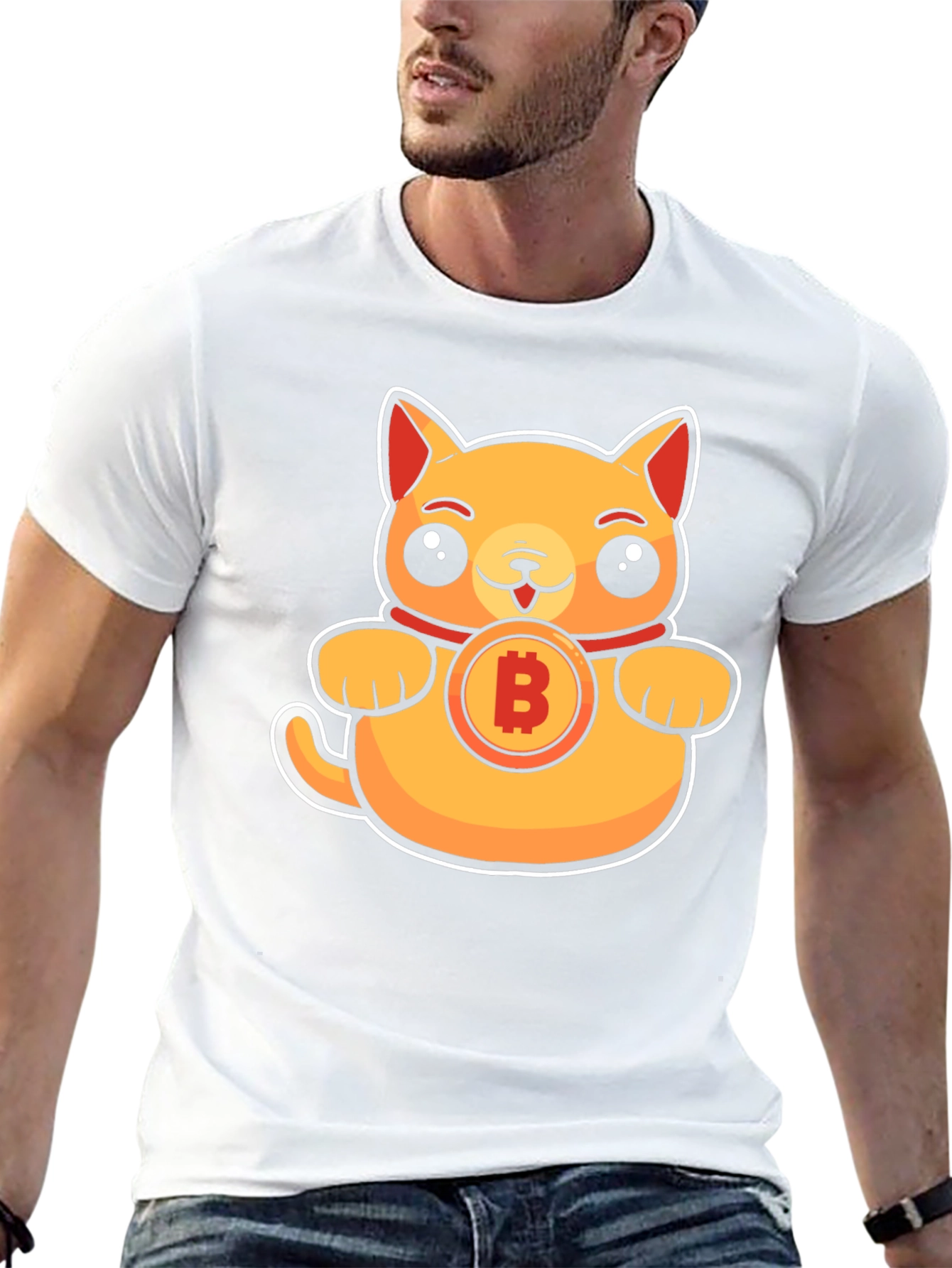 Bitcoin Kitty T-Shirt - Crypto Cat Tee