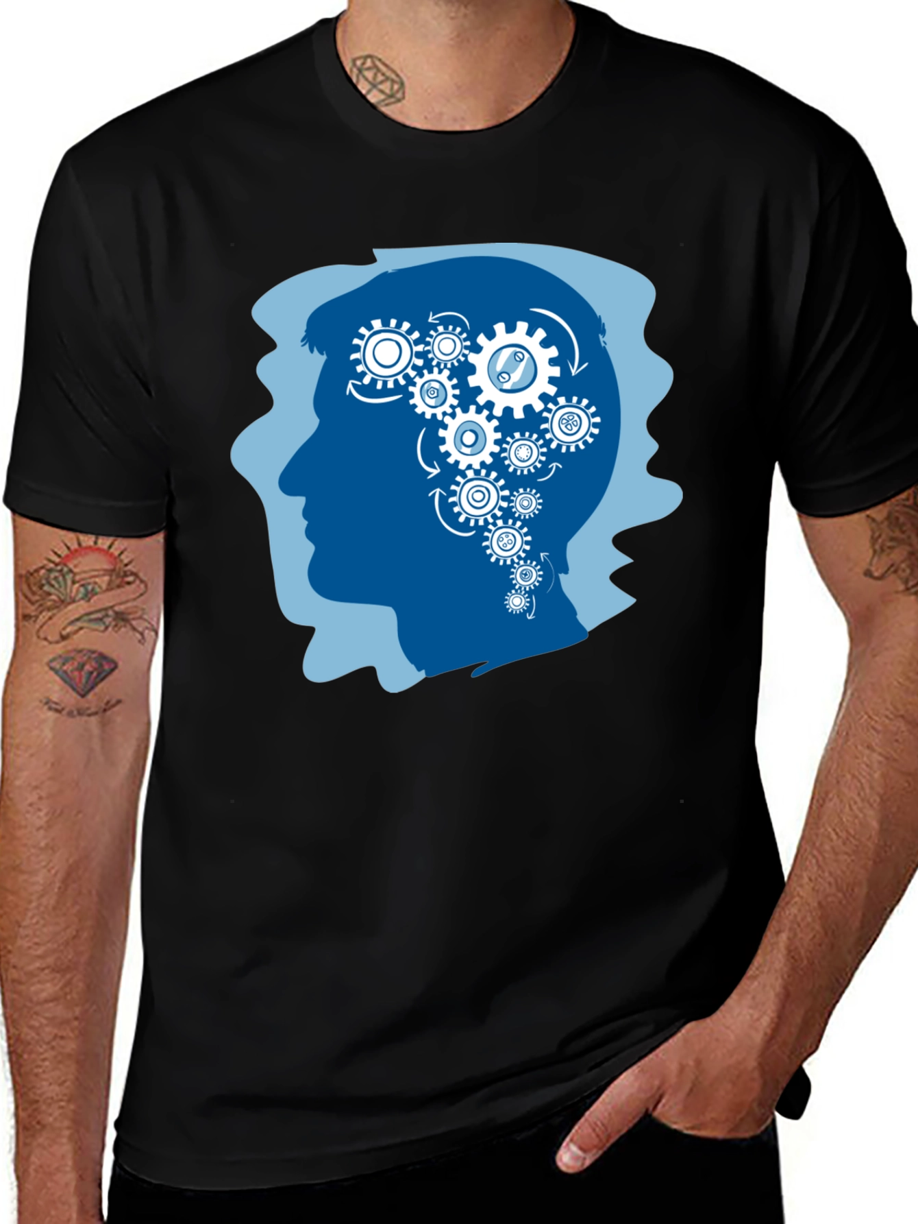 Thinking Mind Graphic T-Shirt