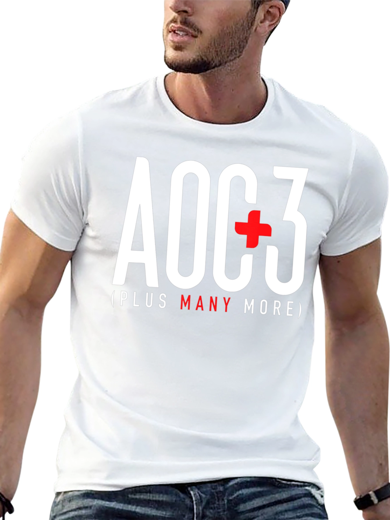 AOC+3 T-Shirt - Political Statement Tee
