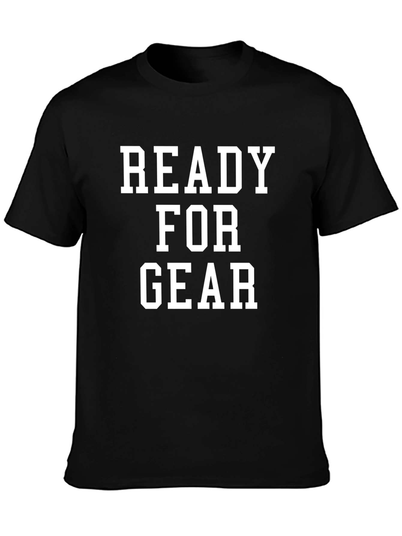 Ready for Gear Graphic T-Shirt - Black