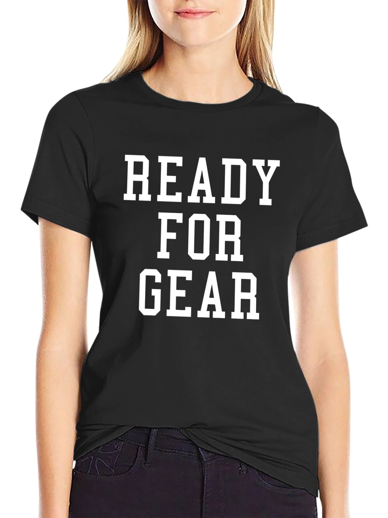 Ready for Gear Graphic T-Shirt - Black