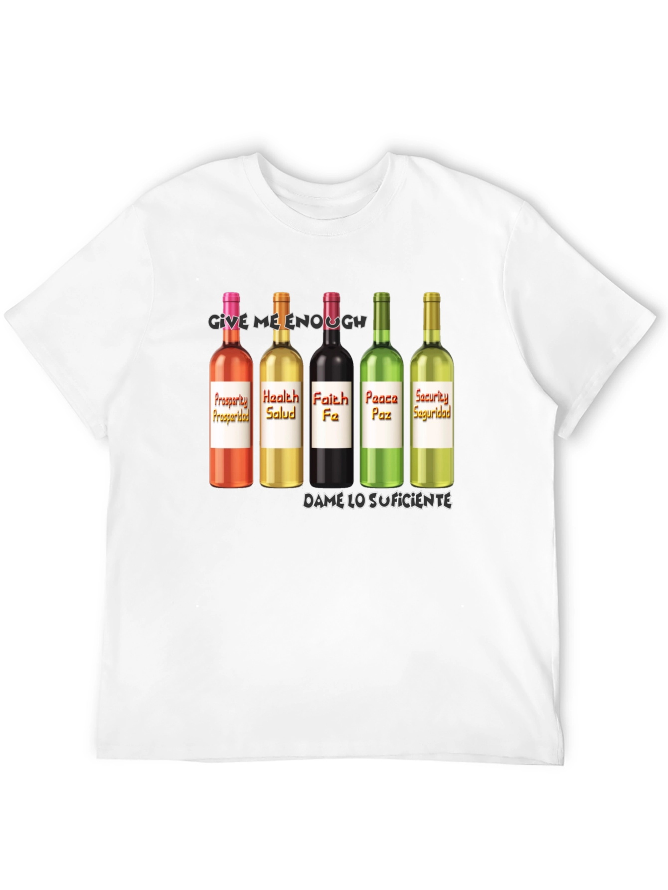 Prosperity Health Faith Peace Security T-Shirt