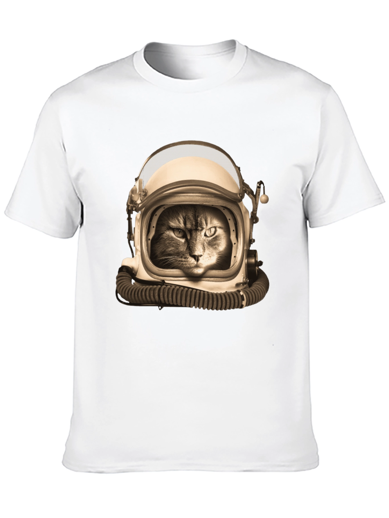 Cat Astronaut Graphic T-Shirt - Space Feline Tee