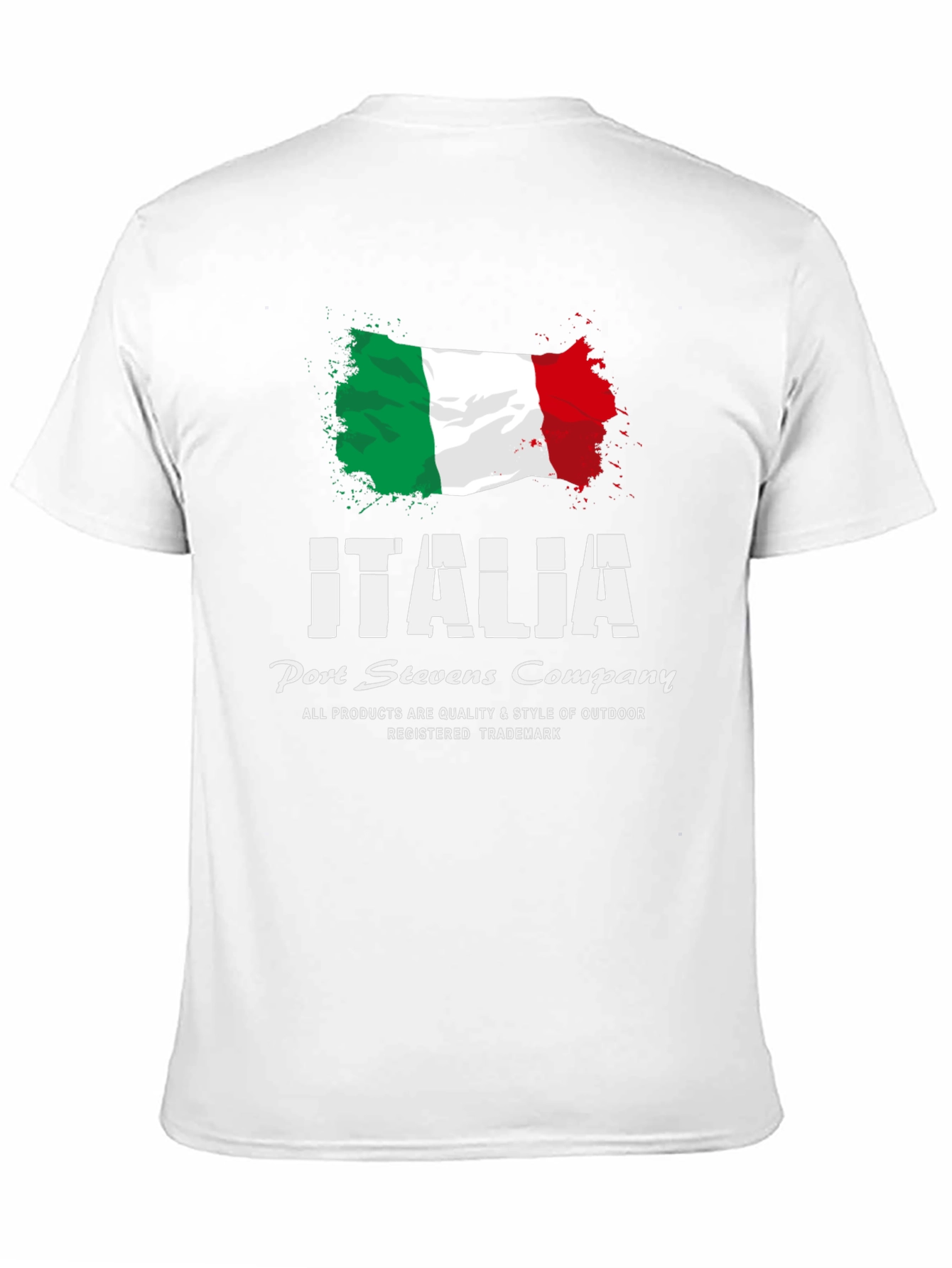 Italia Flag Graphic T-Shirt - Port Stevens Company