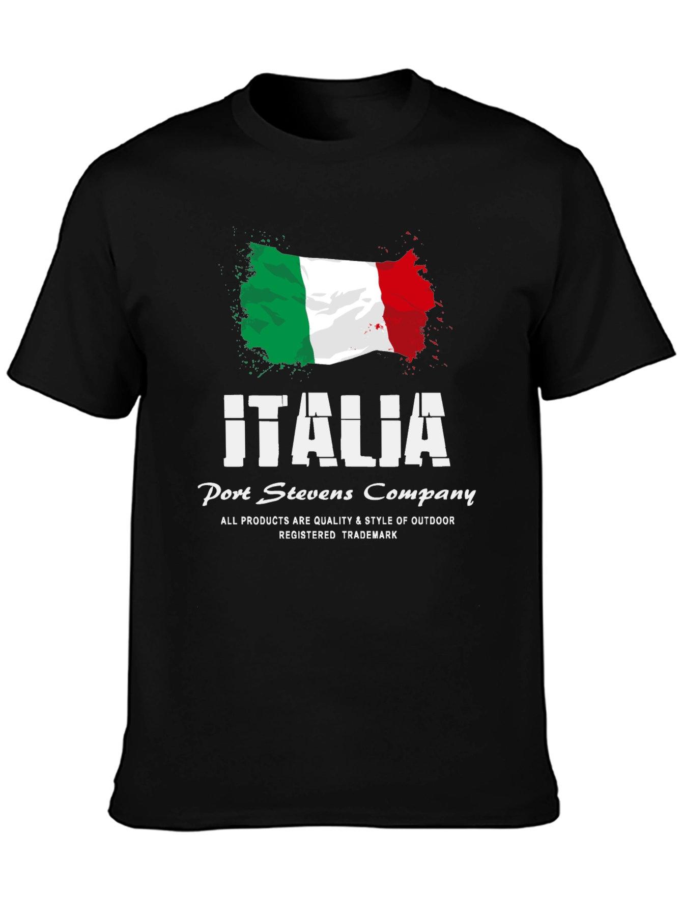 Italia Flag Graphic T-Shirt - Port Stevens Company