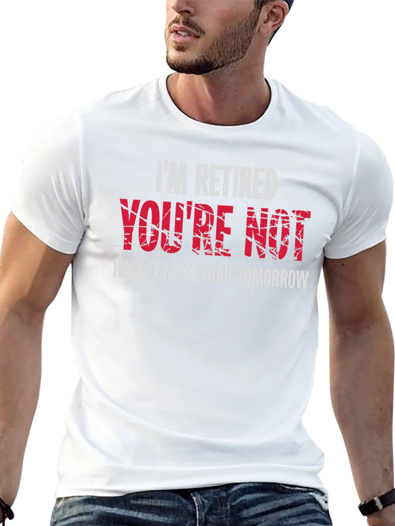 Im Retired Youre Not T-Shirt - Black Graphic Tee