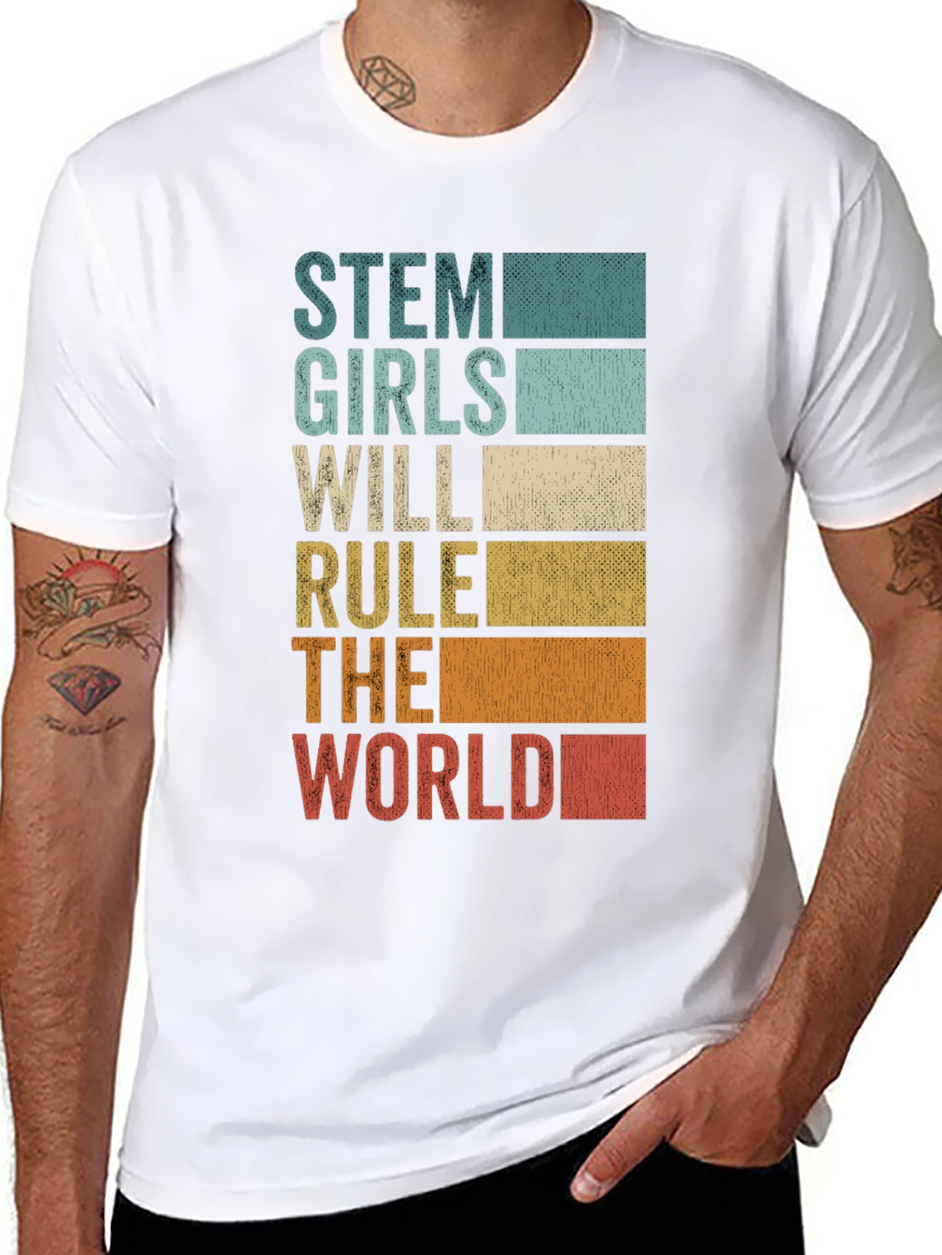 STEM Girls Will Rule The World T-Shirt