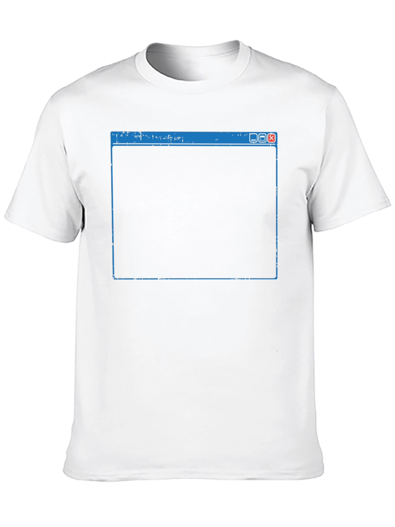 Retro Windows Screen Black T-Shirt