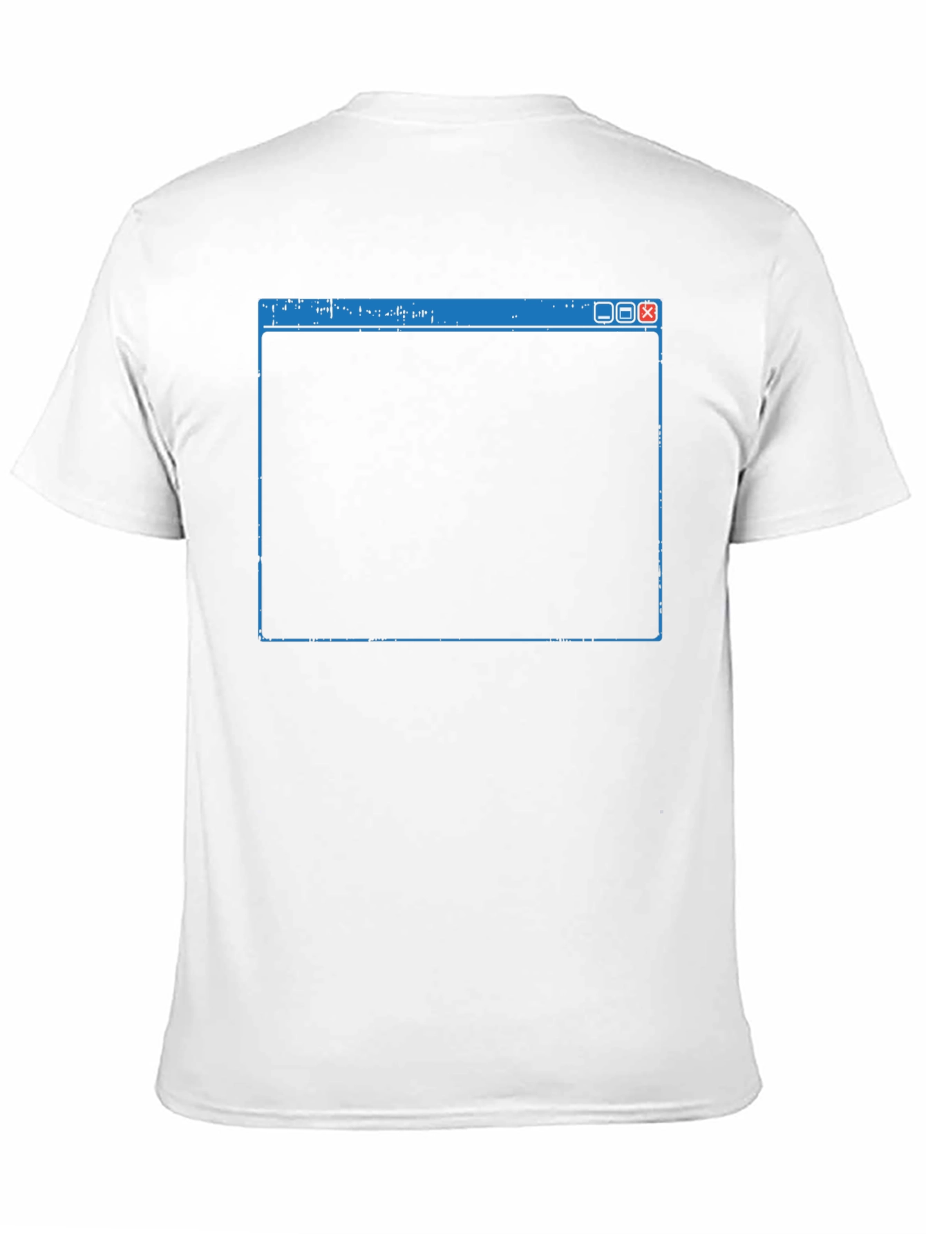 Retro Windows Screen Black T-Shirt