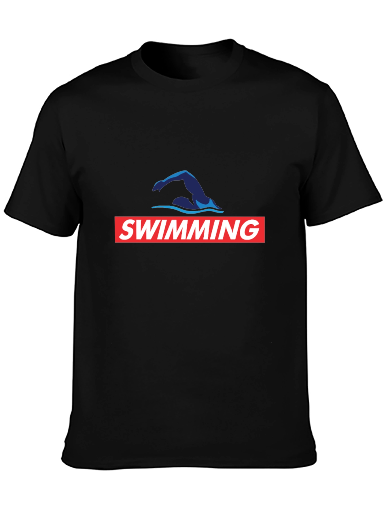Swimming T-Shirt - Swim Cap Graphic Tee