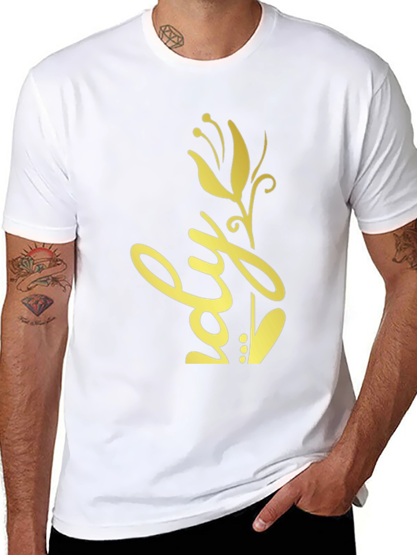 Floral Vegan T-Shirt - Stylish & Sustainable