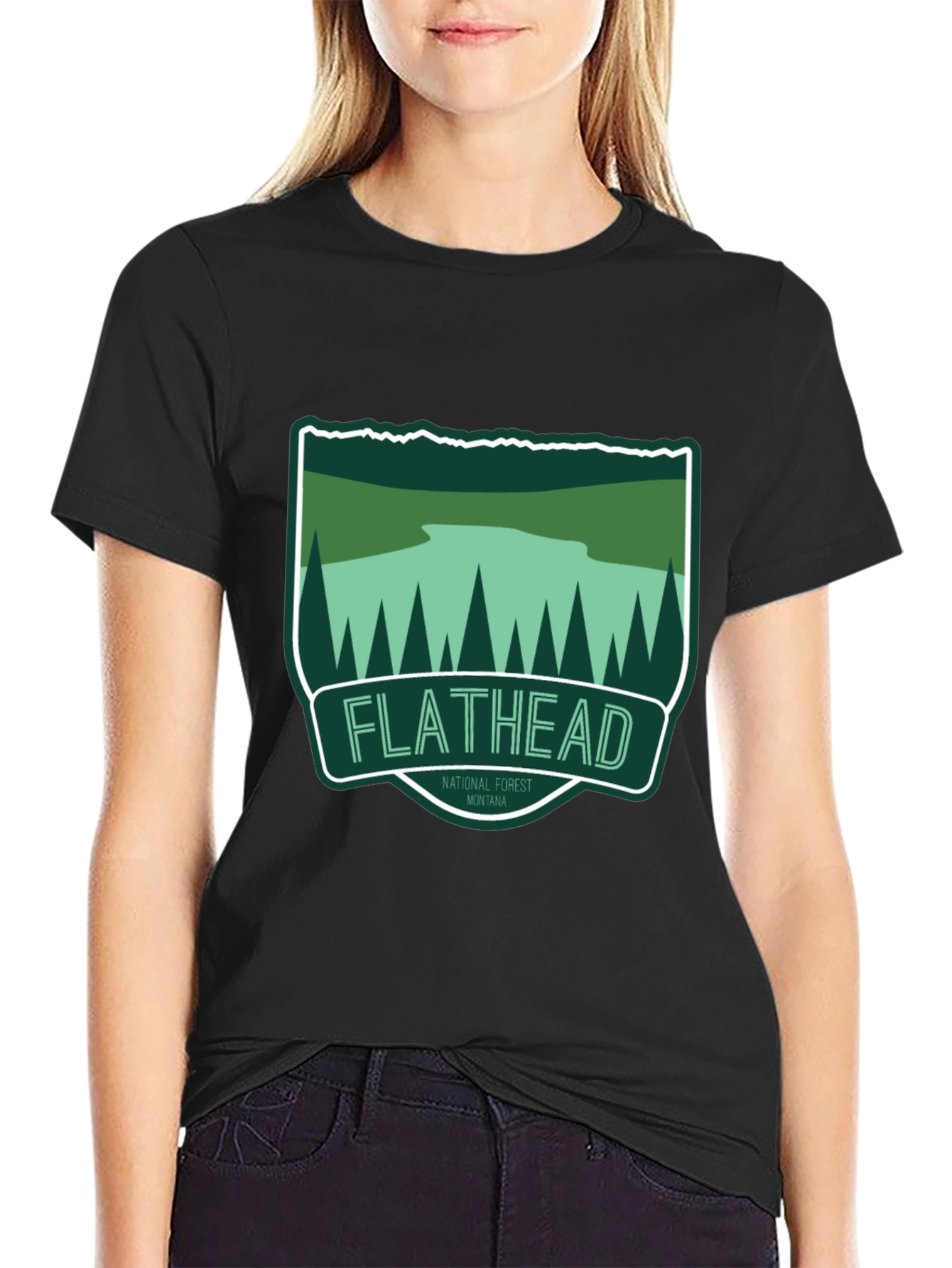 Flathead National Forest Montana T-Shirt