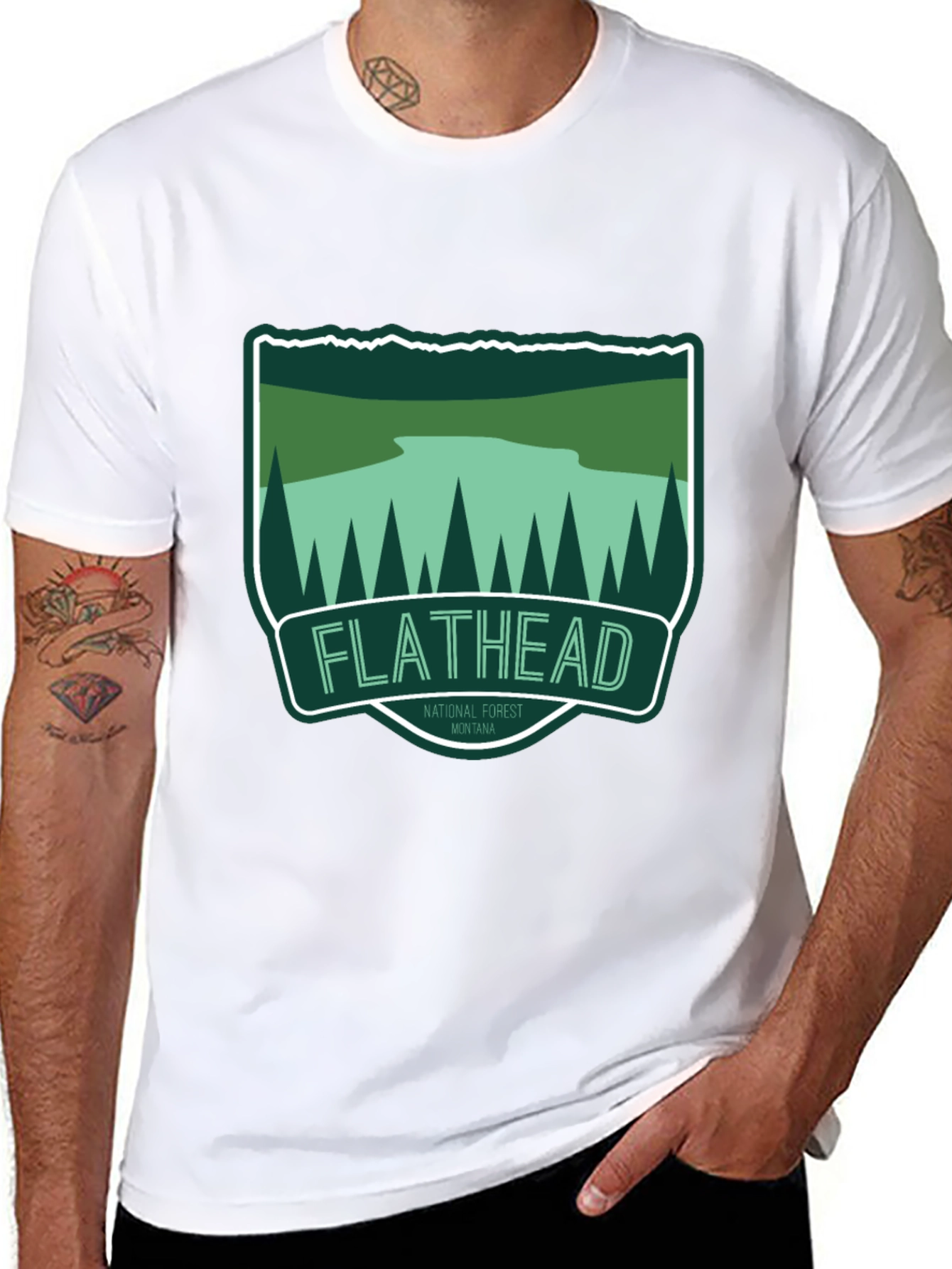 Flathead National Forest Montana T-Shirt