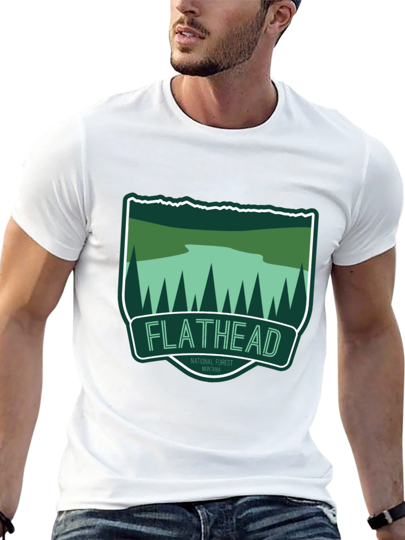 Flathead National Forest Montana T-Shirt