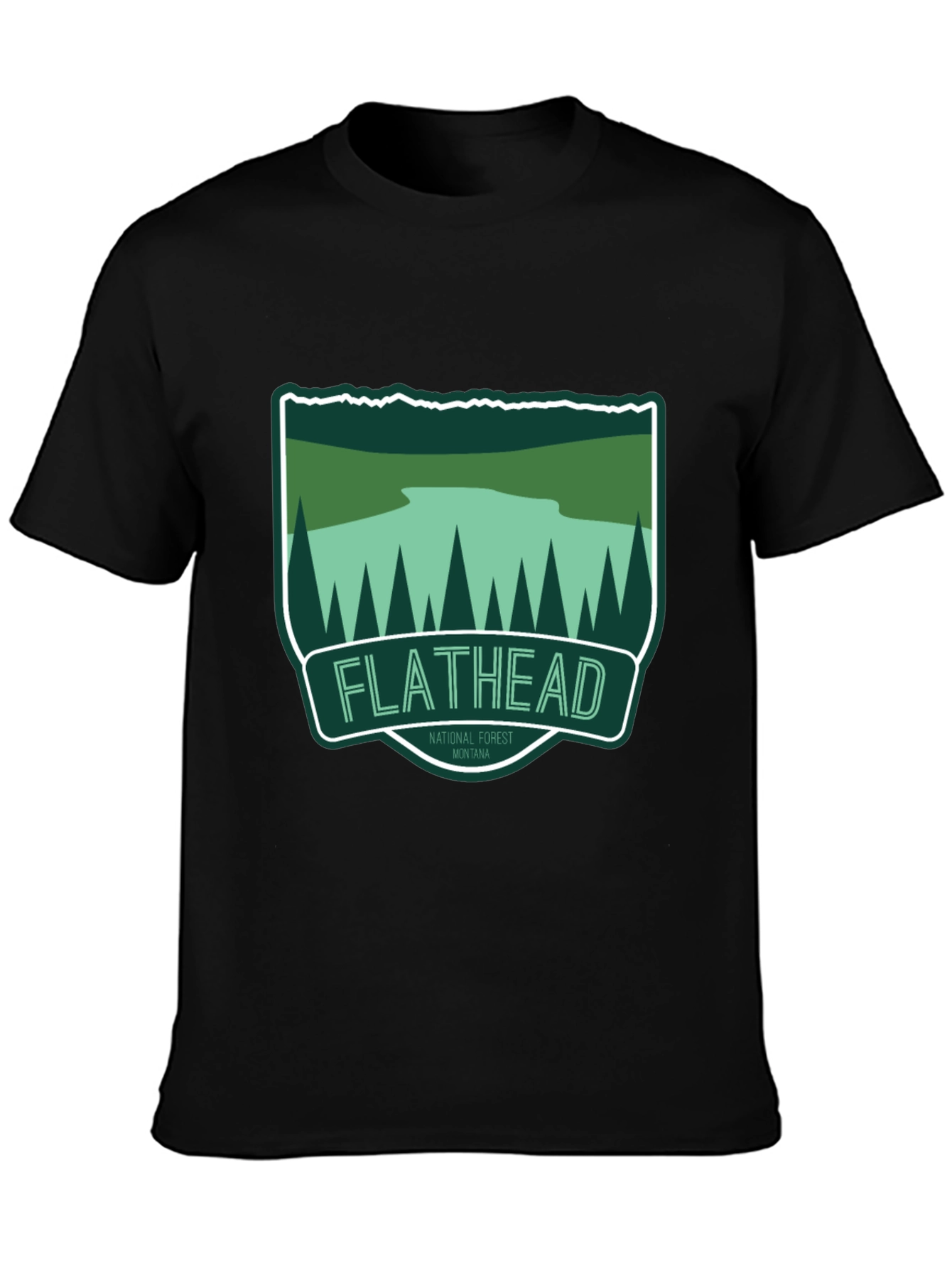 Flathead National Forest Montana T-Shirt