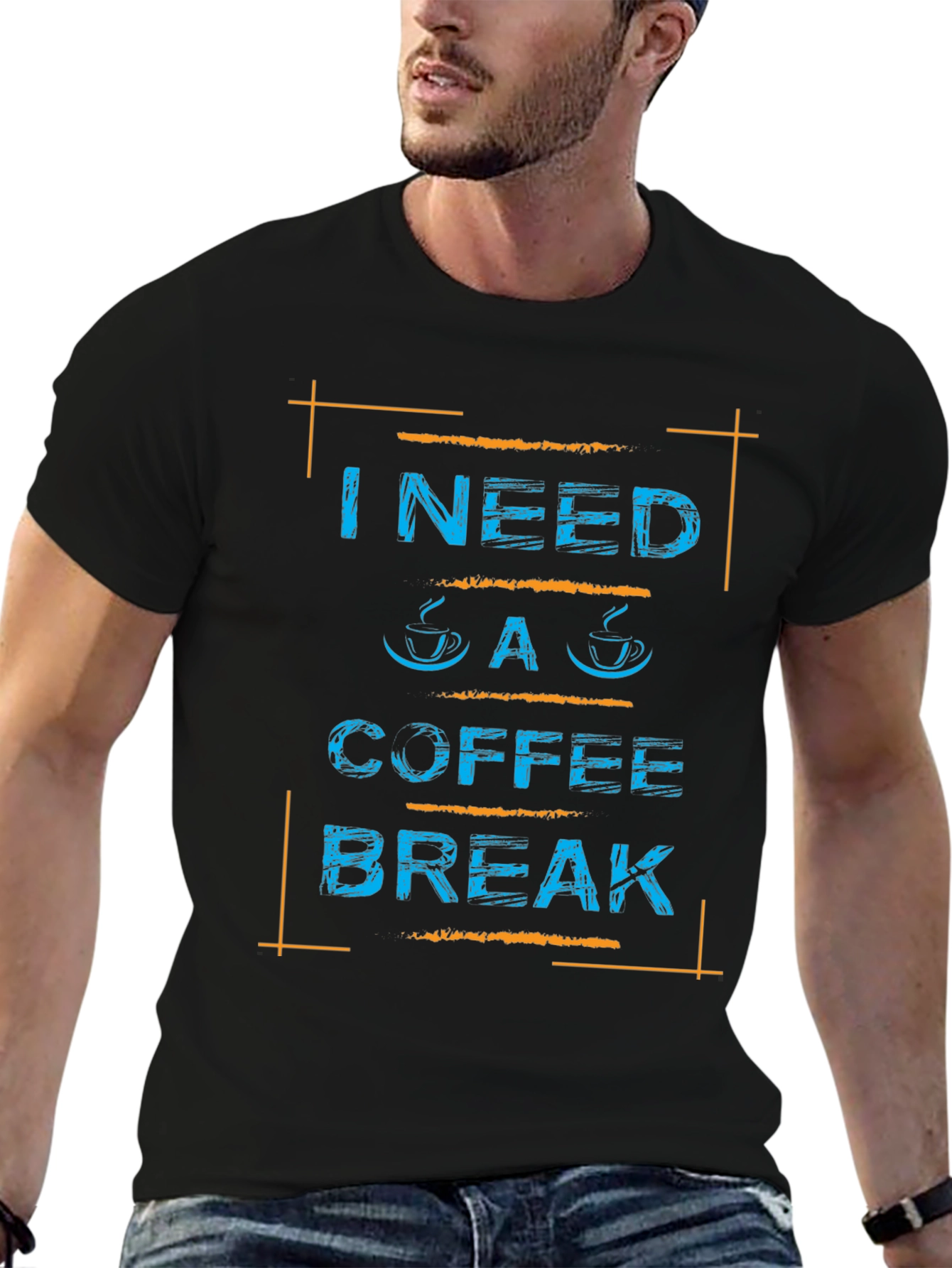 I Need a Coffee Break Graphic T-Shirt