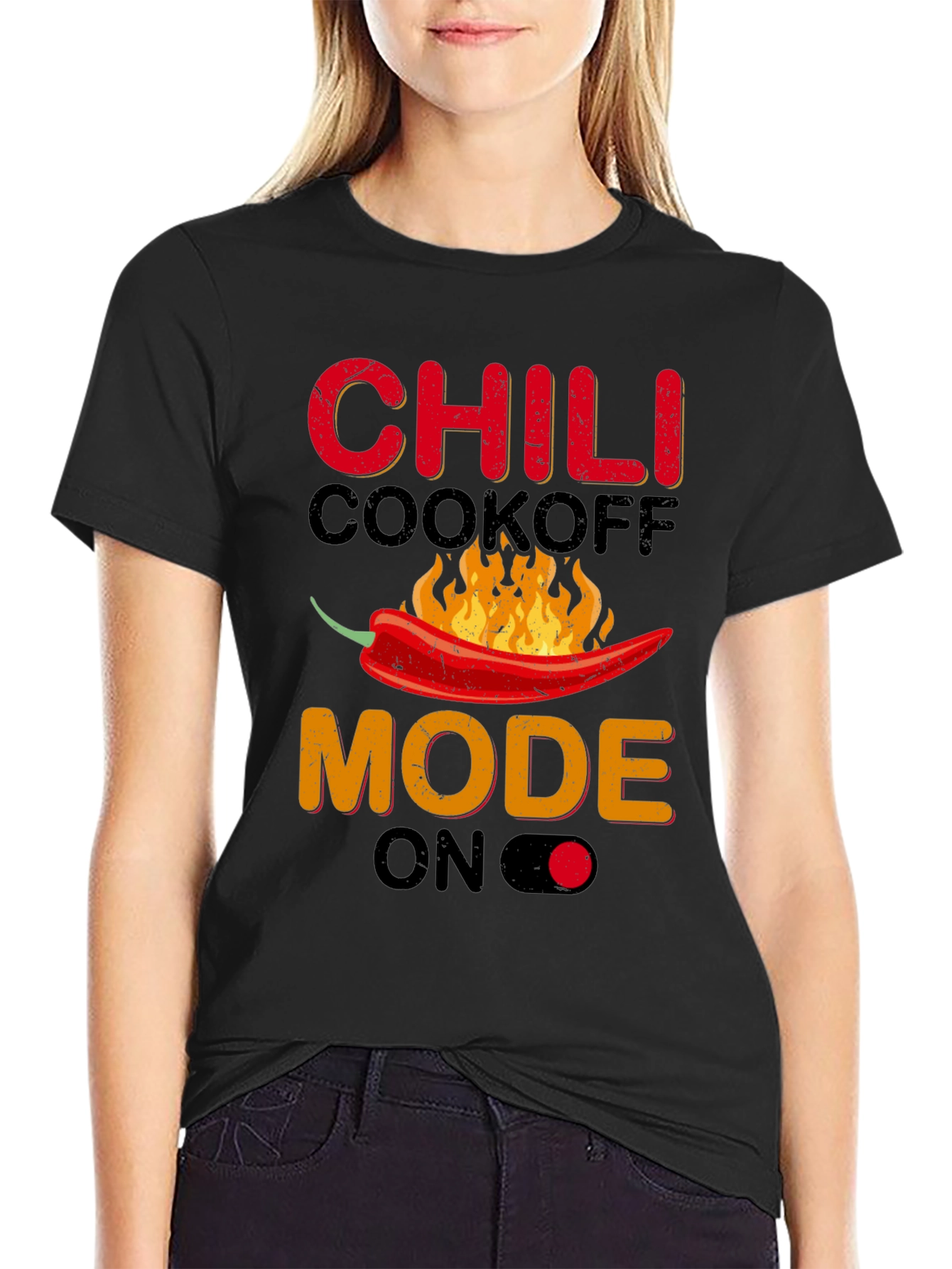 Chili Cookoff Mode On Graphic T-Shirt