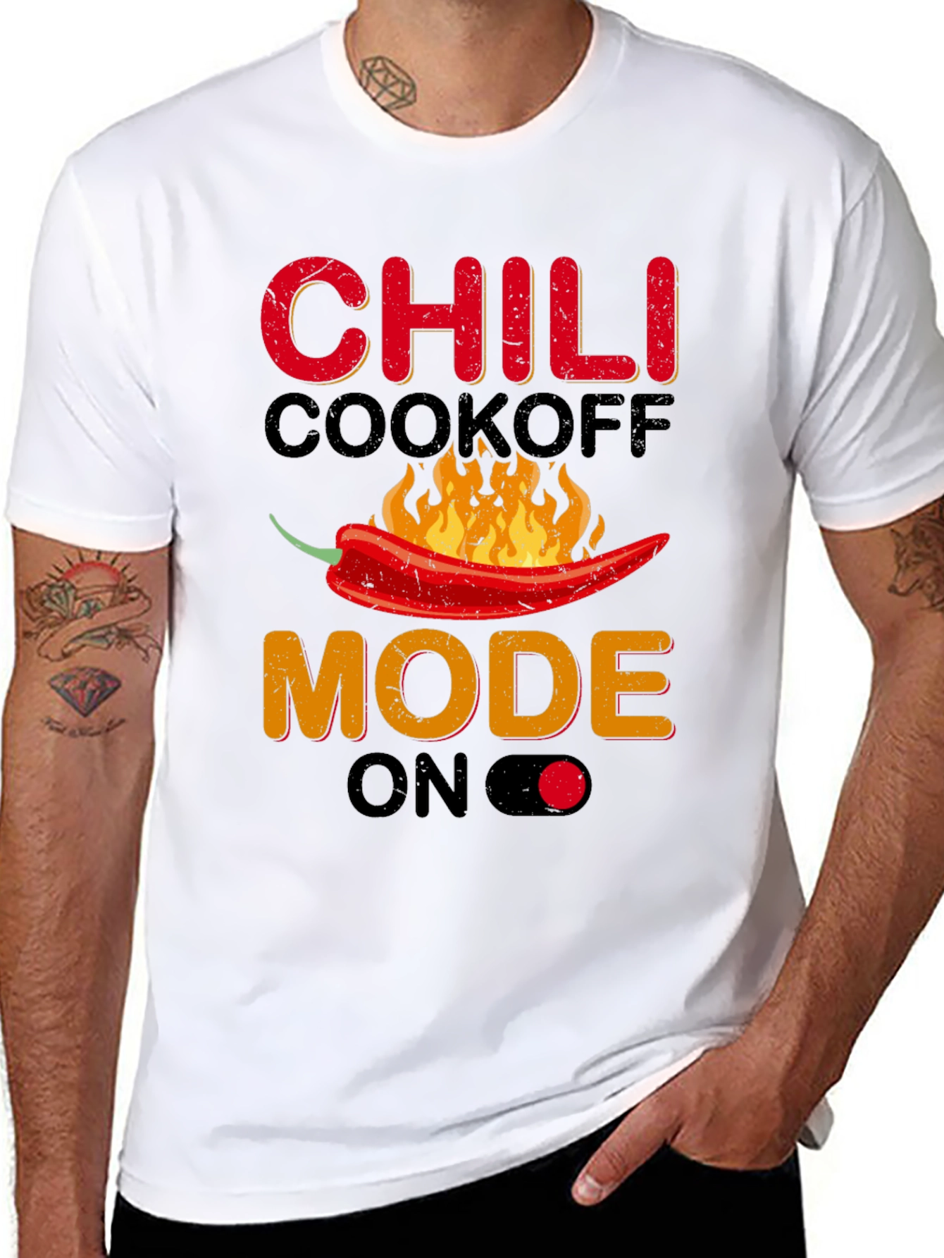 Chili Cookoff Mode On Graphic T-Shirt