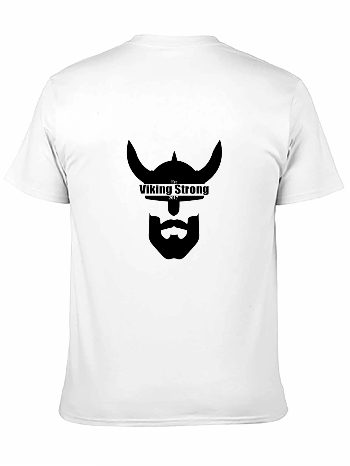 Viking Strong T-Shirt - Black Graphic Tee