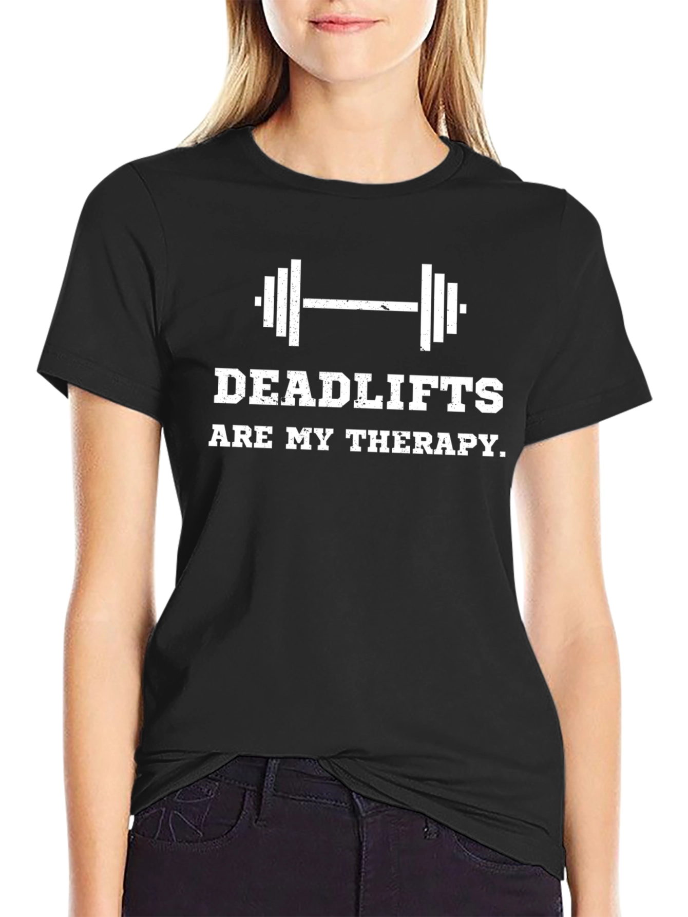 Deadlifts Are My Therapy Graphic T-Shirt