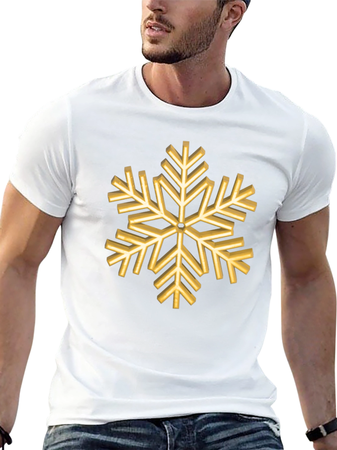 Snowflake Graphic Tee - Winter Holiday Shirt