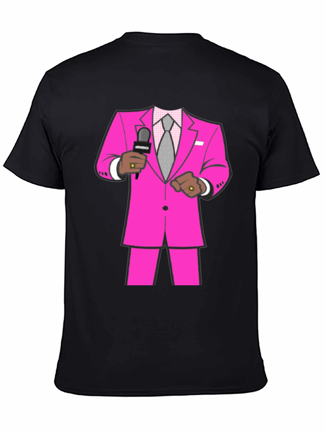 Pink Suit Graphic Tee - Stand Out Style