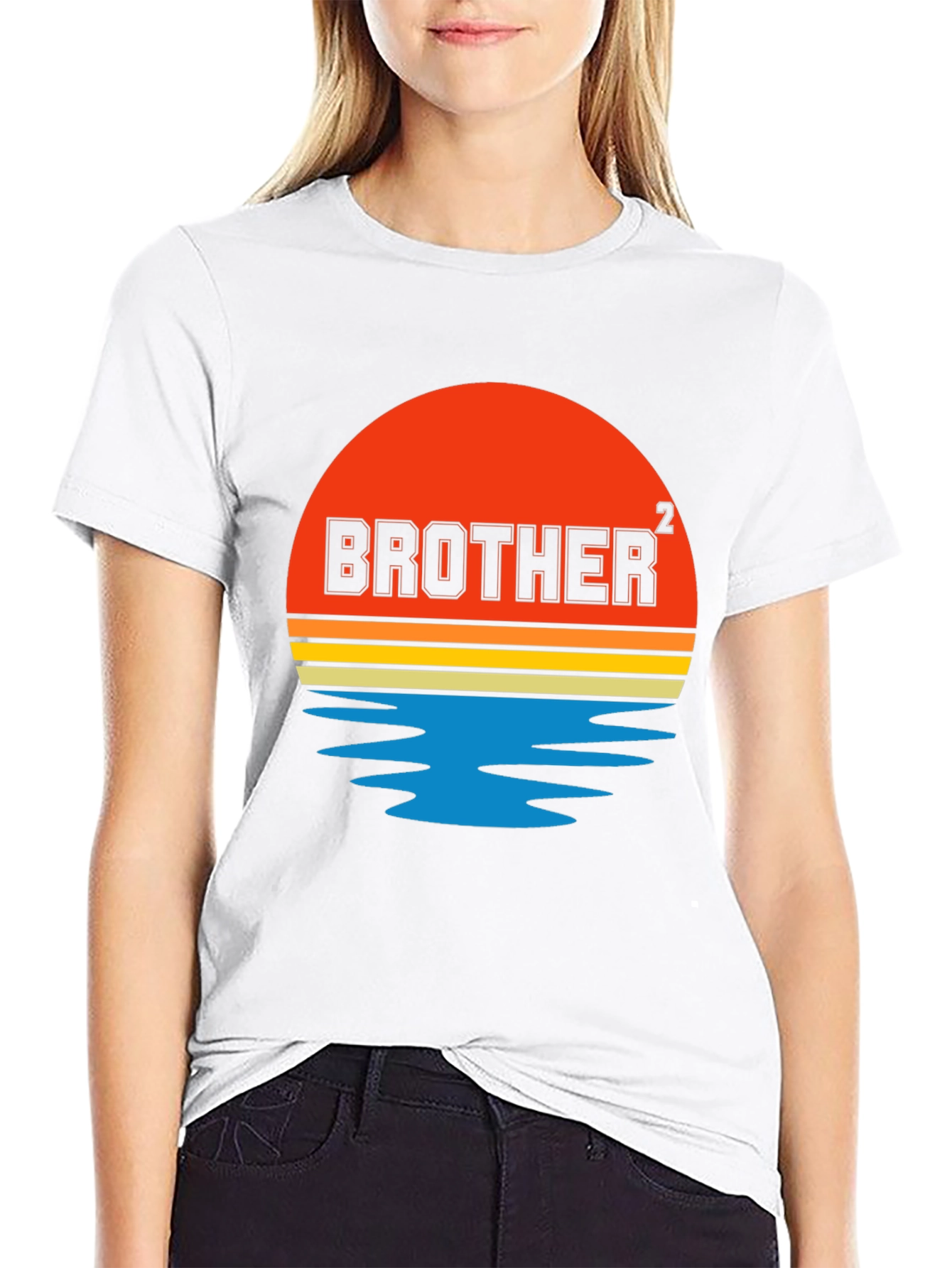 Retro Brother Squared Graphic Tee