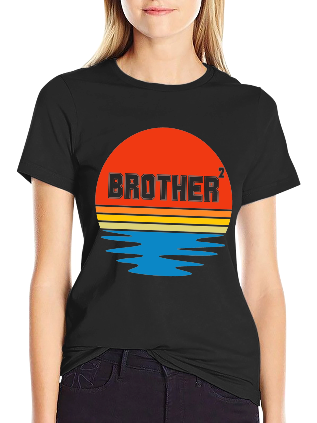 Retro Brother Squared Graphic Tee