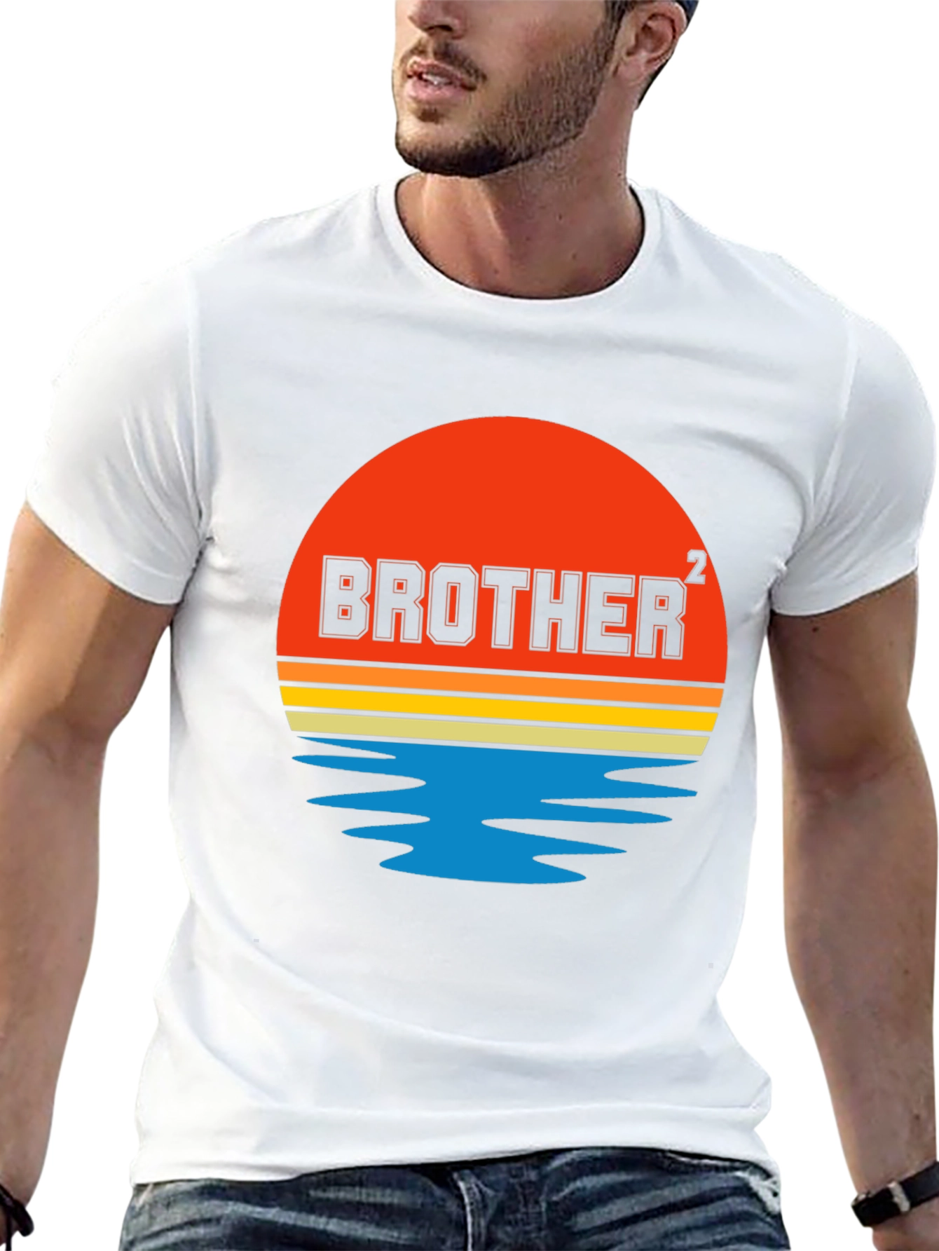 Retro Brother Squared Graphic Tee