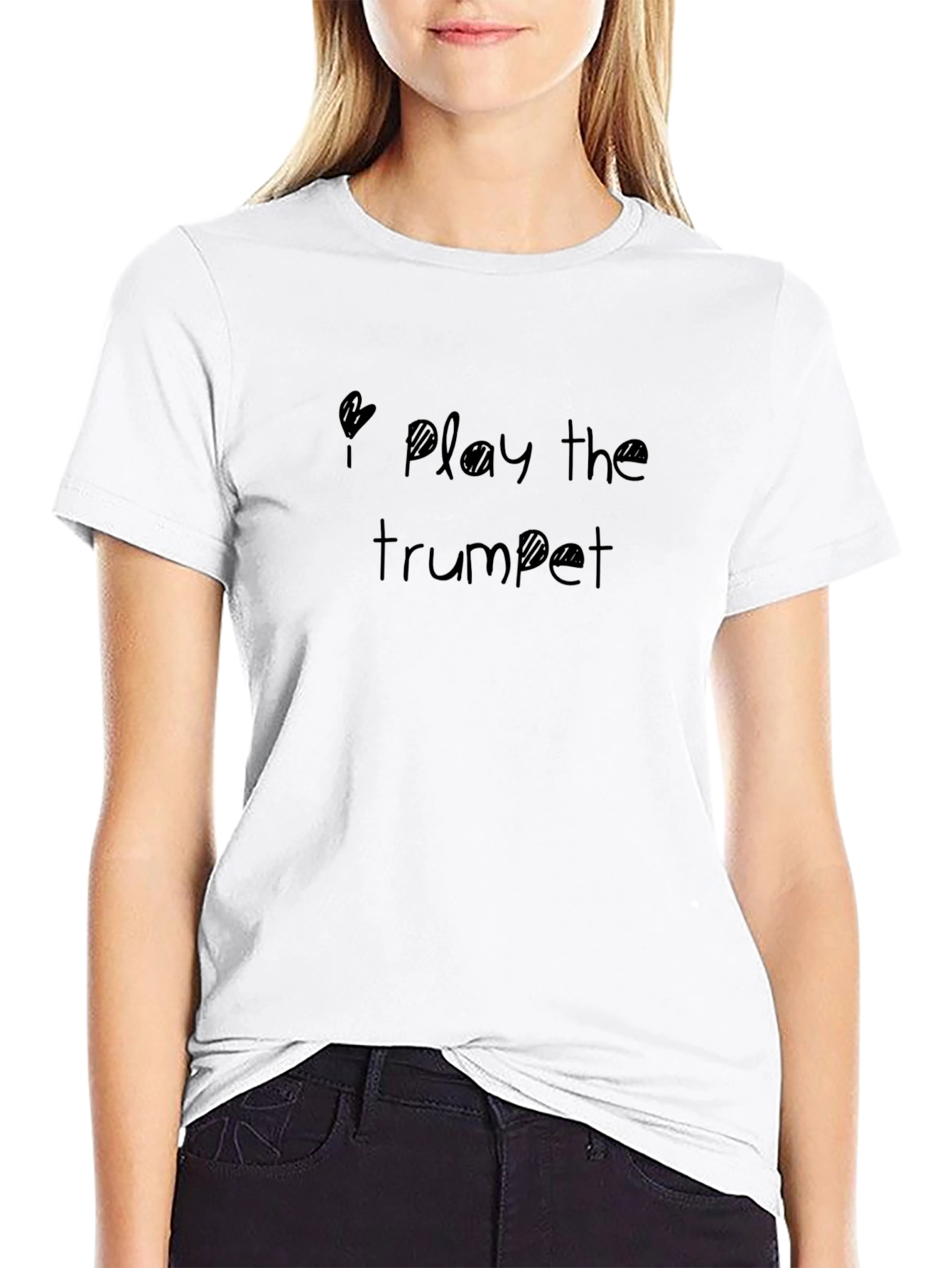 I Play the Trumpet Black T-Shirt