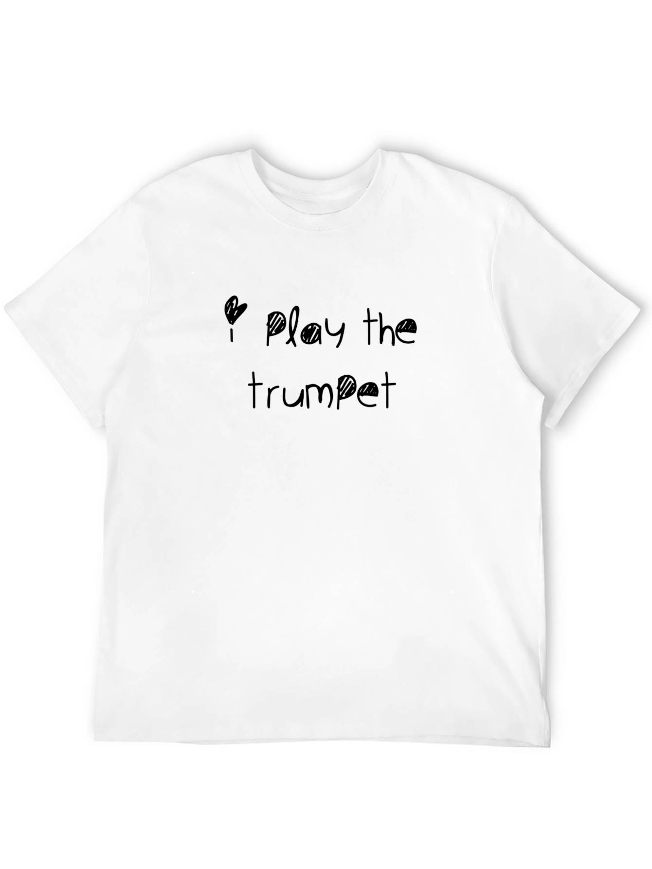 I Play the Trumpet Black T-Shirt