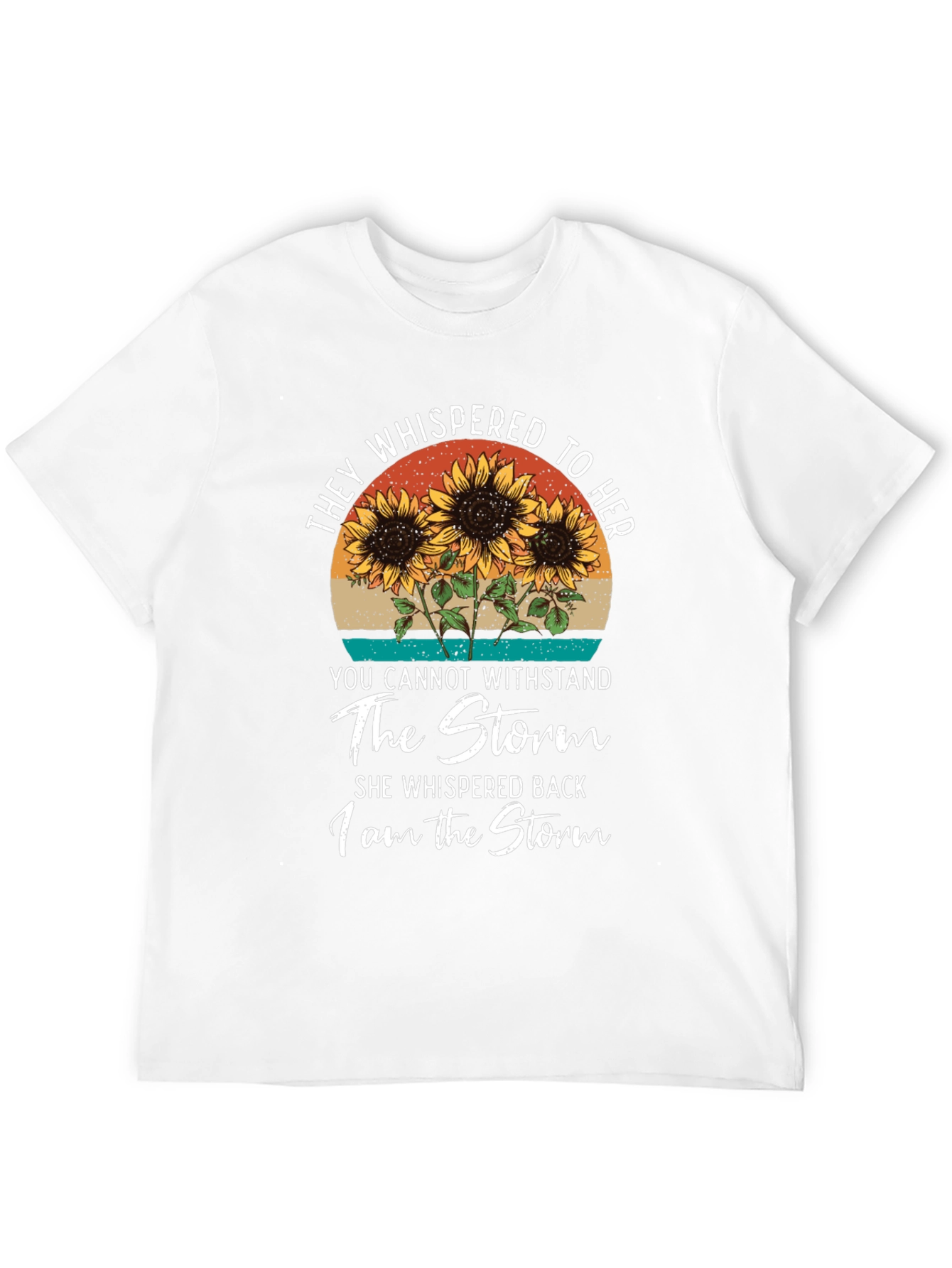I Am The Storm Sunflower Graphic Tee
