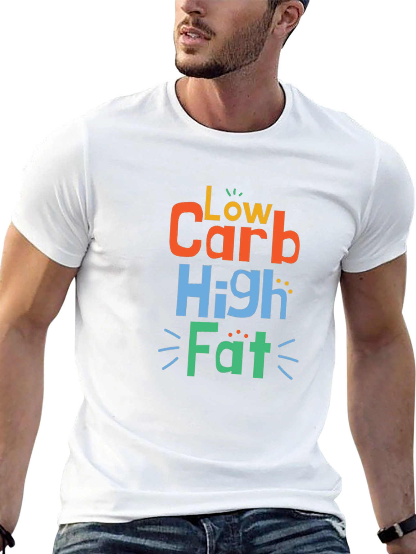 Low Carb High Fat Graphic T-Shirt
