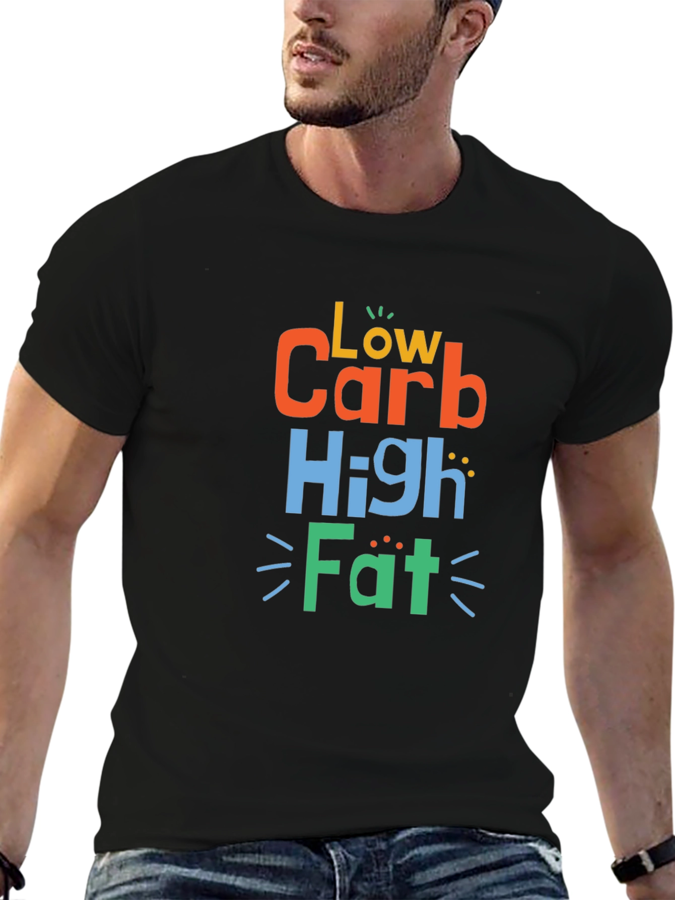 Low Carb High Fat Graphic T-Shirt