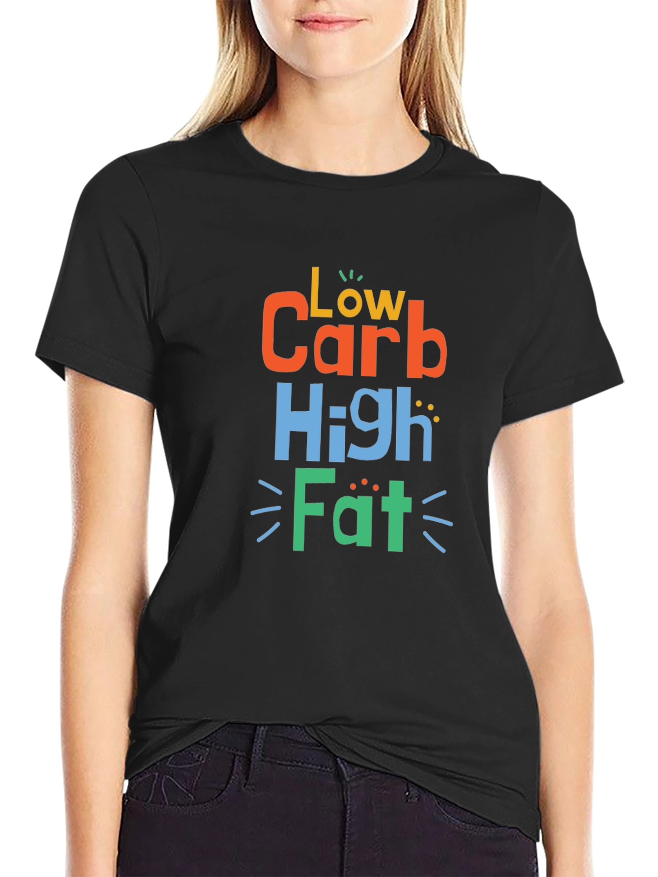 Low Carb High Fat Graphic T-Shirt
