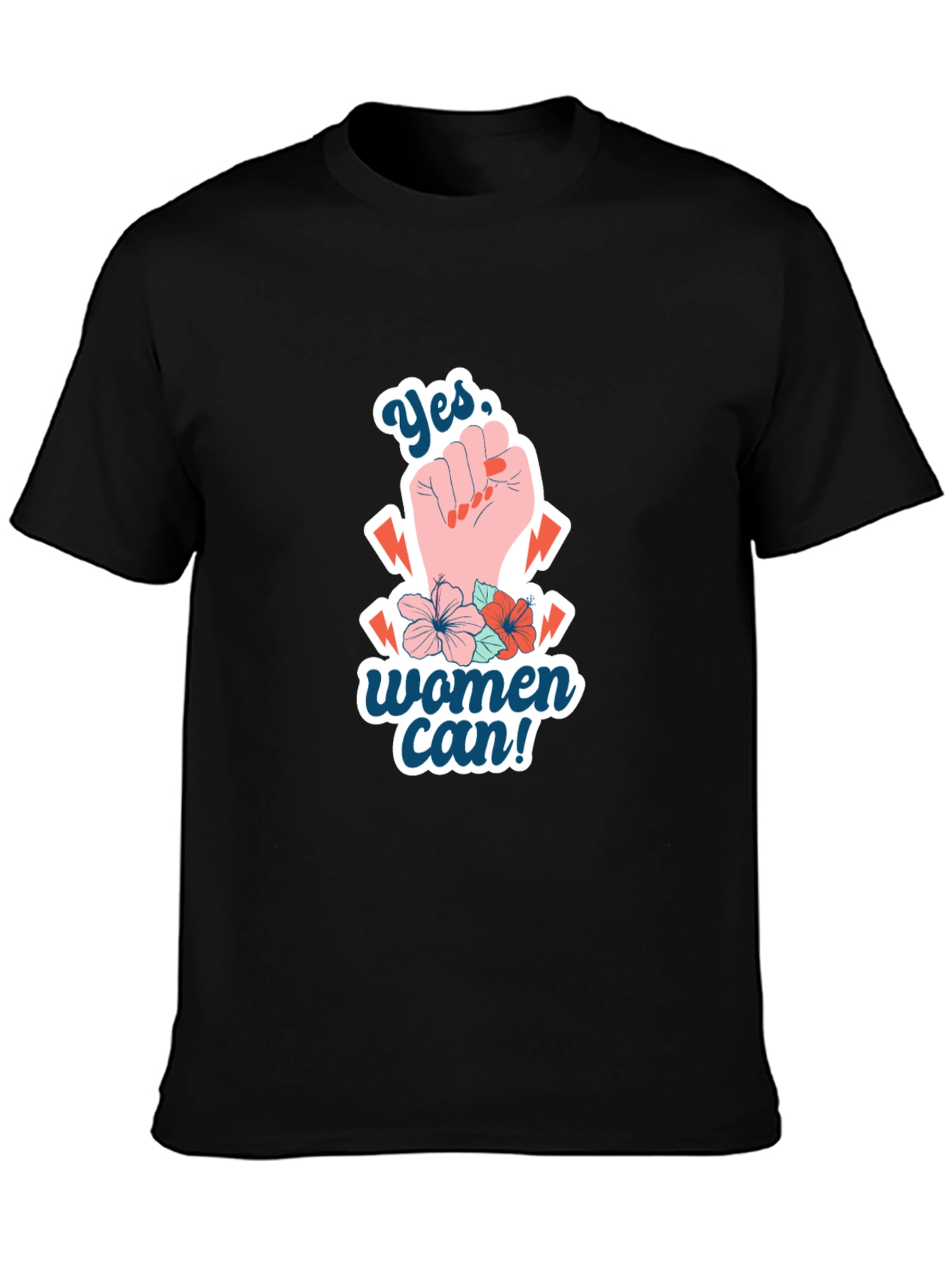 Empowered Womens T-Shirt - Yes Women Can!