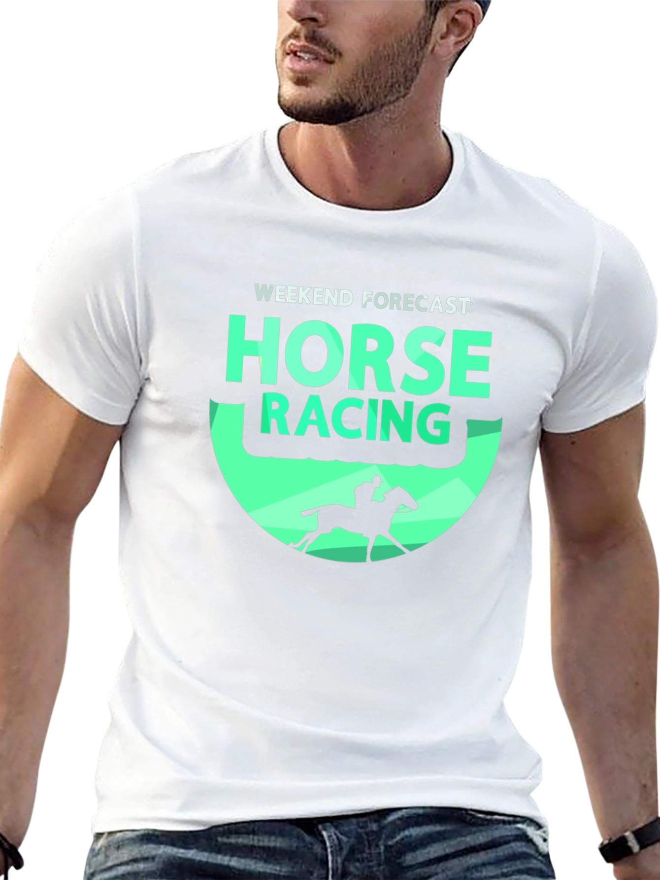 Horse Racing Weekend Forecast Graphic Tee