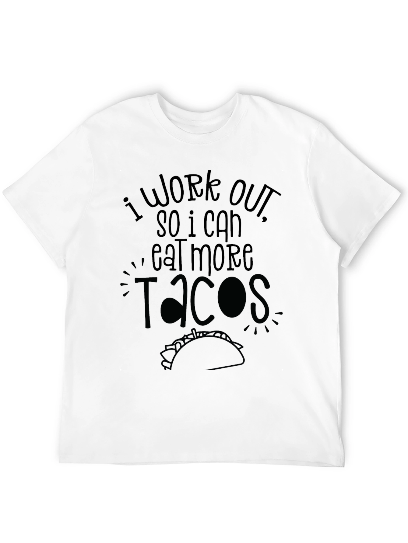 Funny Workout Taco T-Shirt