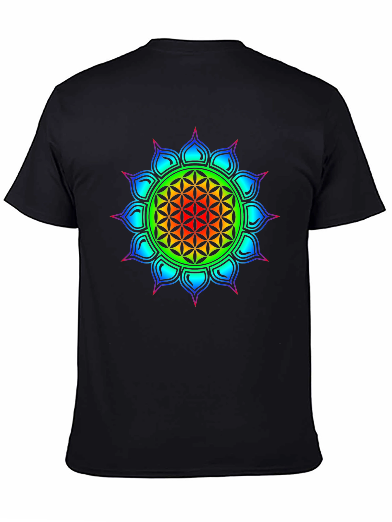 Flower of Life Mandala Graphic Tee