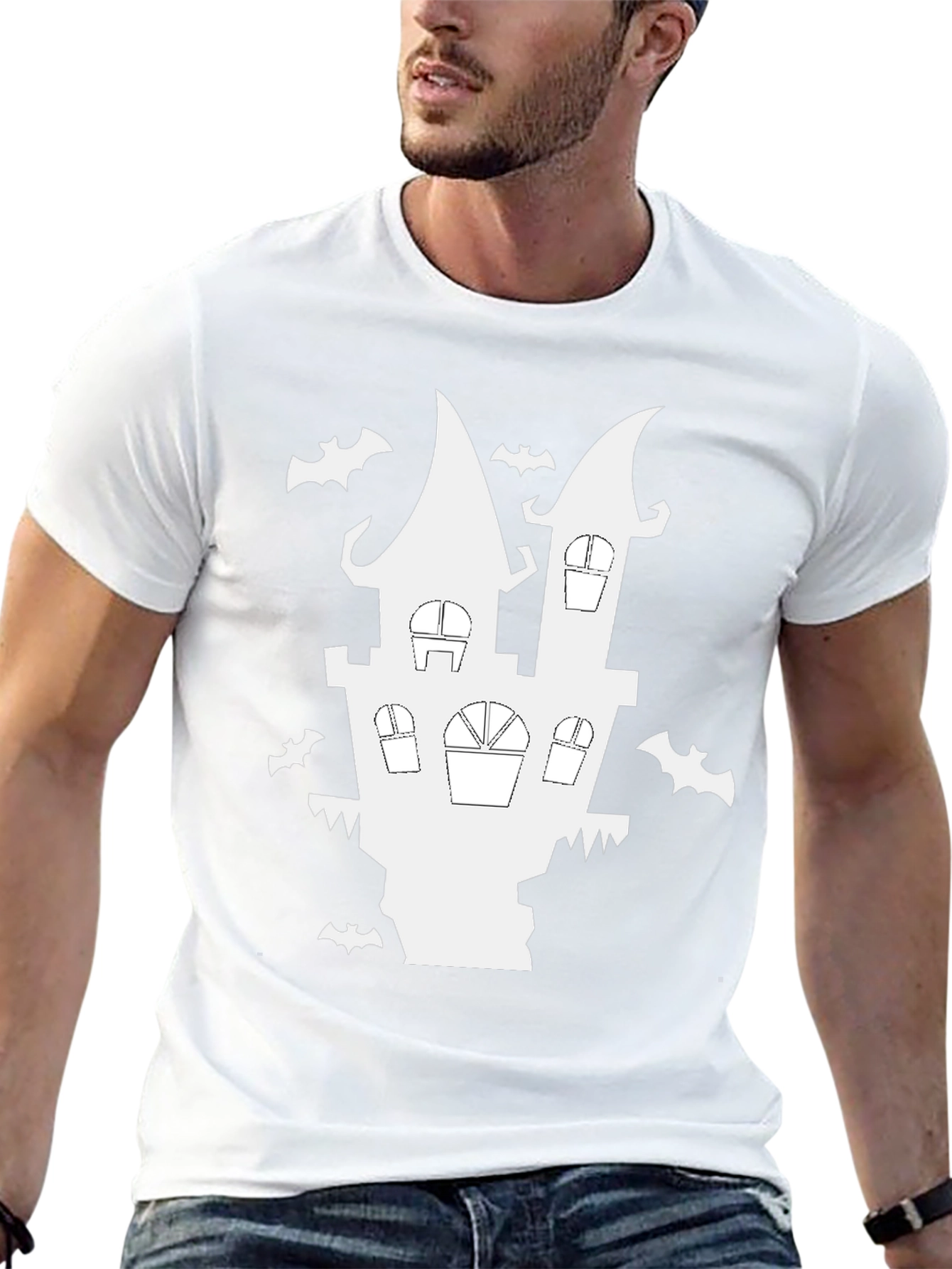 Spooky Halloween Castle T-Shirt