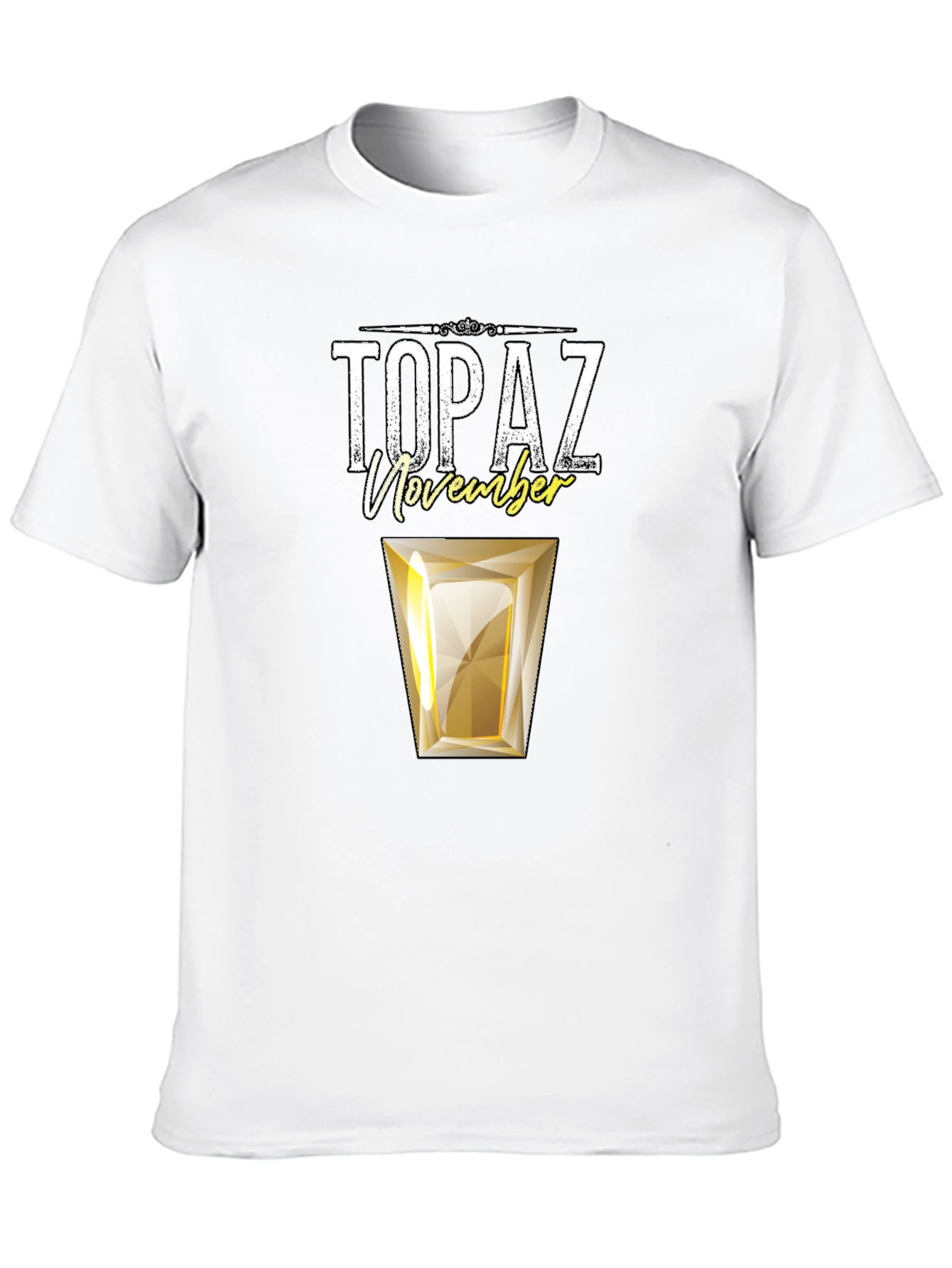 Topaz November Birthstone Graphic T-Shirt