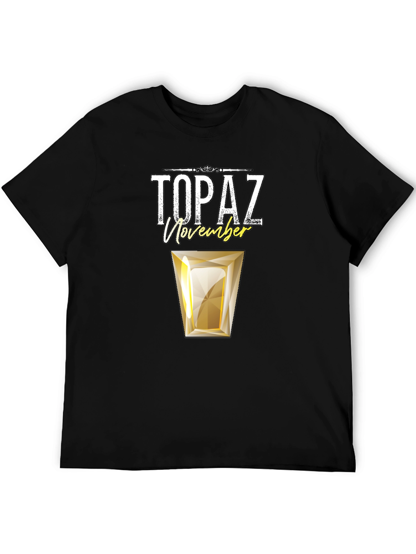 Topaz November Birthstone Graphic T-Shirt