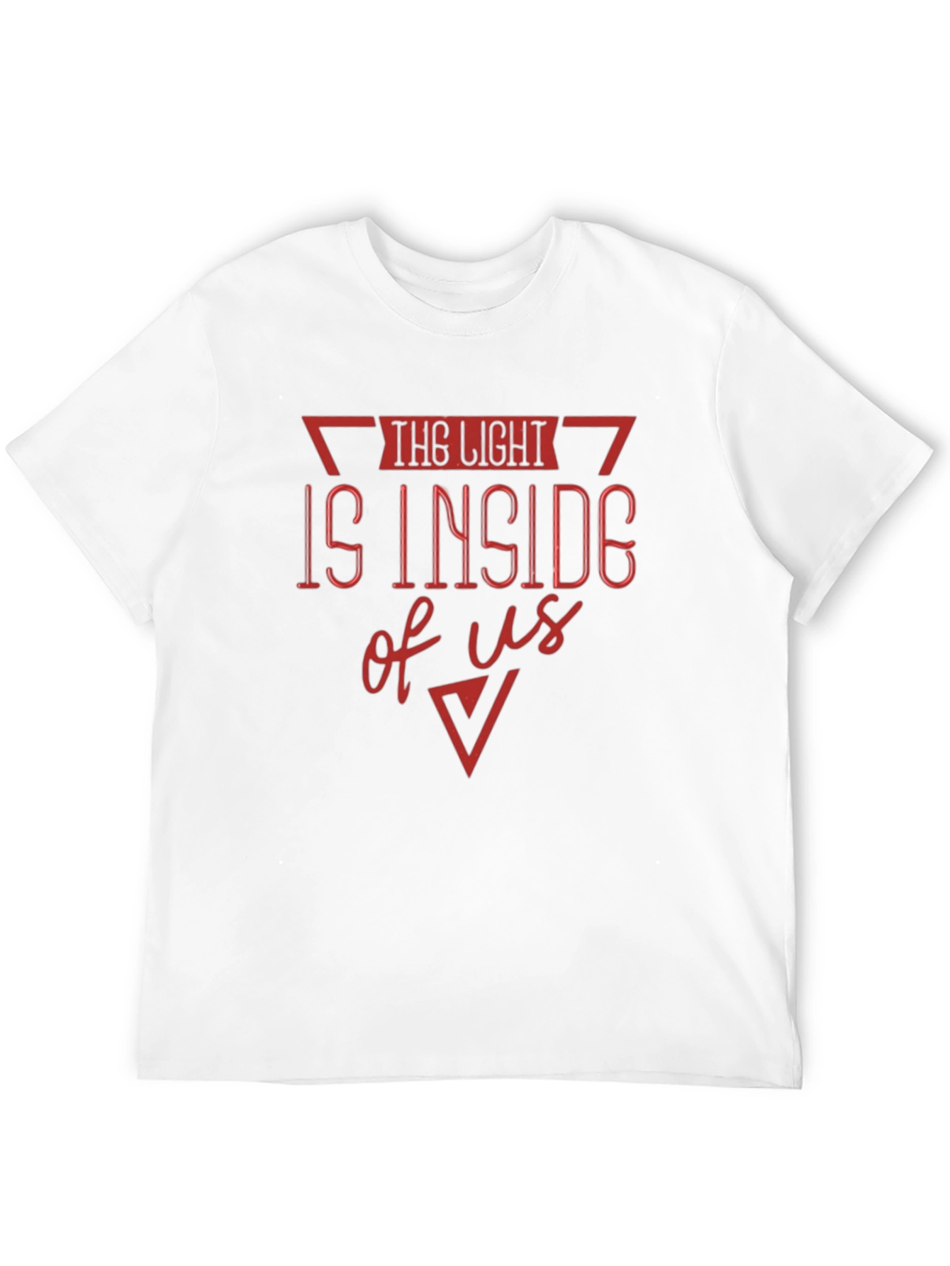 The Light is Inside Us Black Graphic Tee