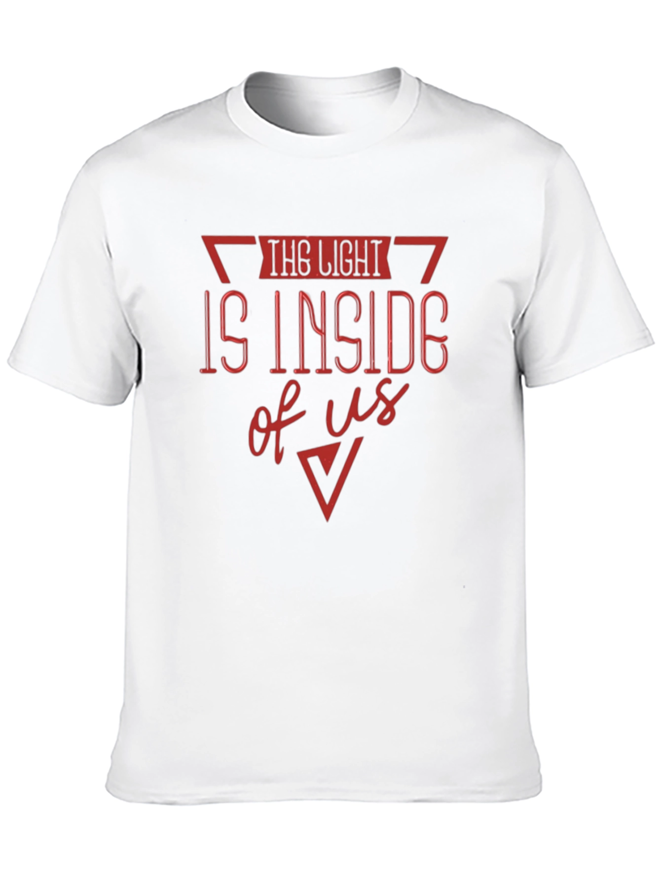 The Light is Inside Us Black Graphic Tee