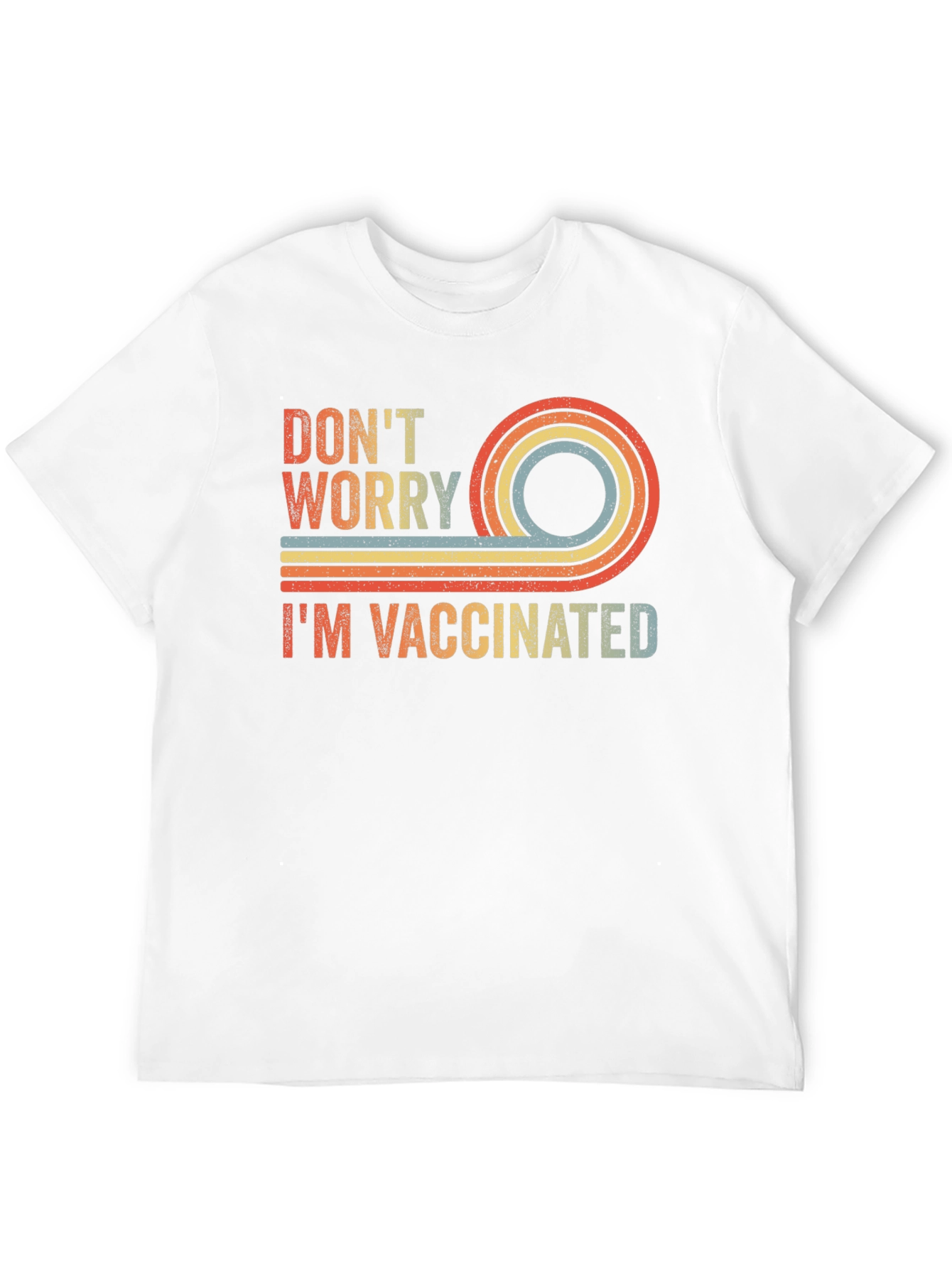 Dont Worry Im Vaccinated Retro T-Shirt