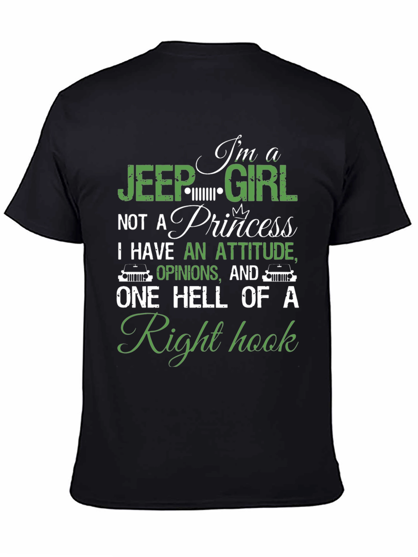 Jeep Girl Right Hook Graphic T-Shirt