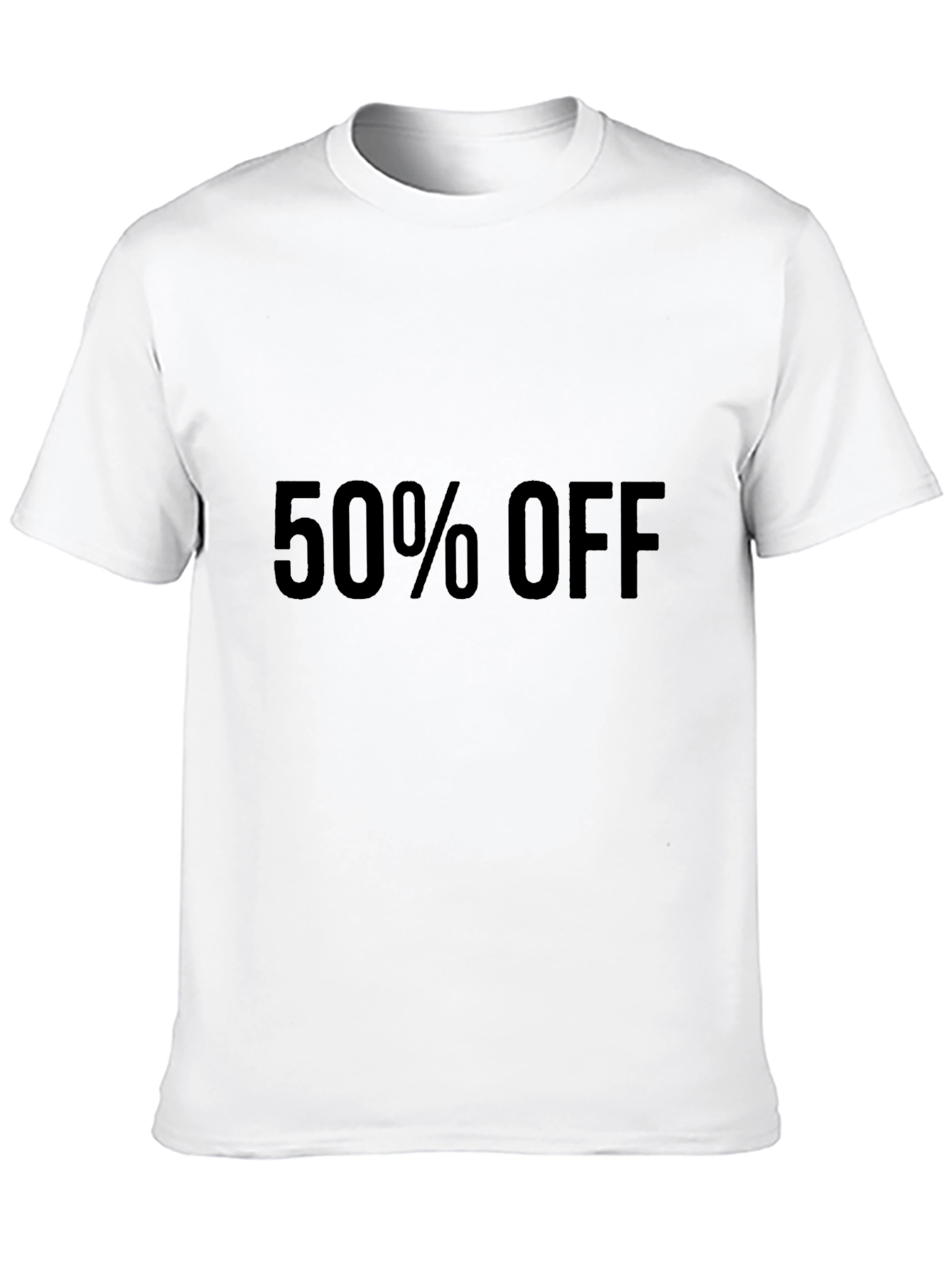 50% Off Black T-Shirt
