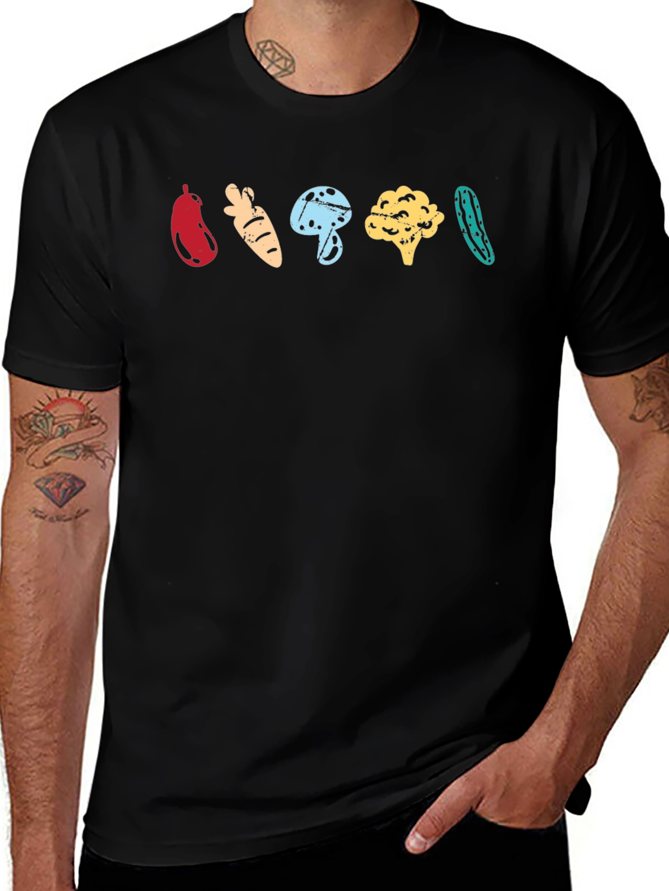 Veggie Graphic Tee - Stylish Vegan T-Shirt