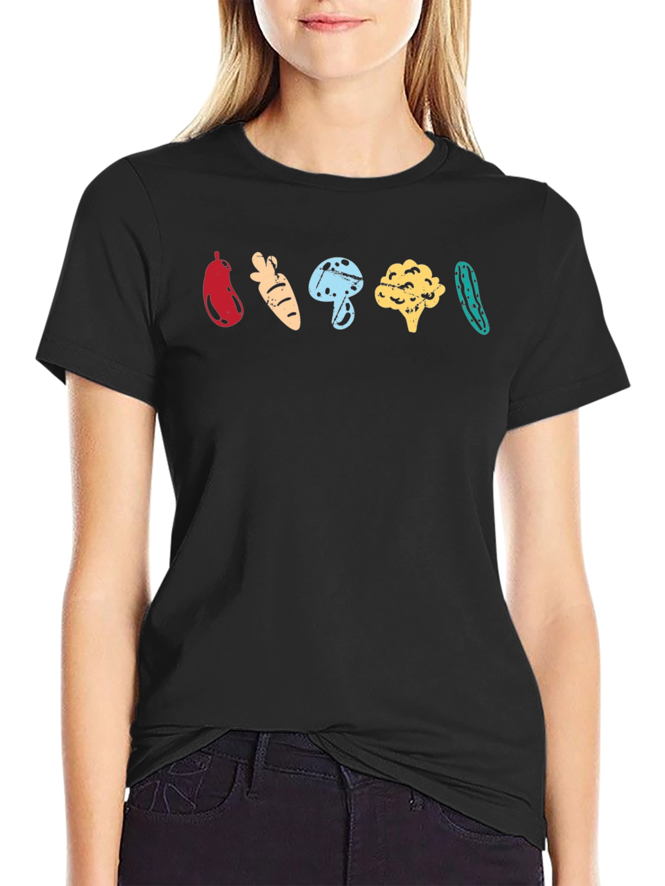 Veggie Graphic Tee - Stylish Vegan T-Shirt